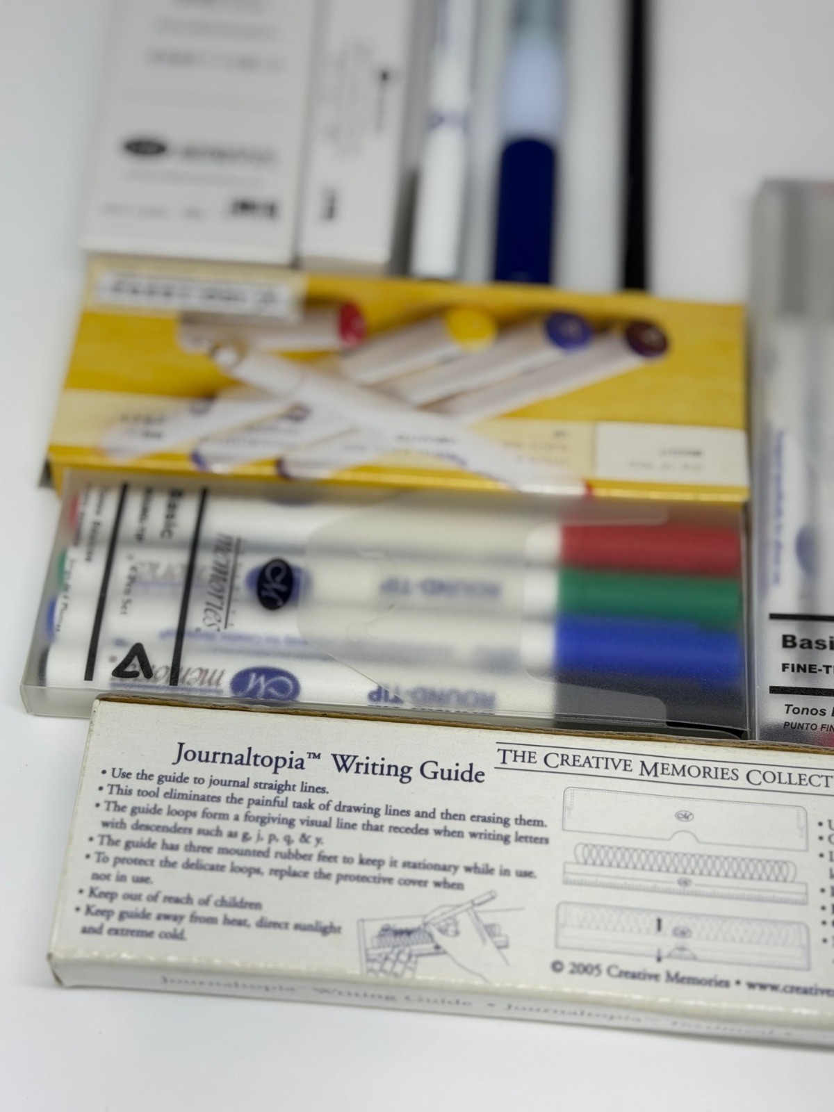 Creative Memories Journaltopia Writing Guide & Markers for Scrapbook Journaling