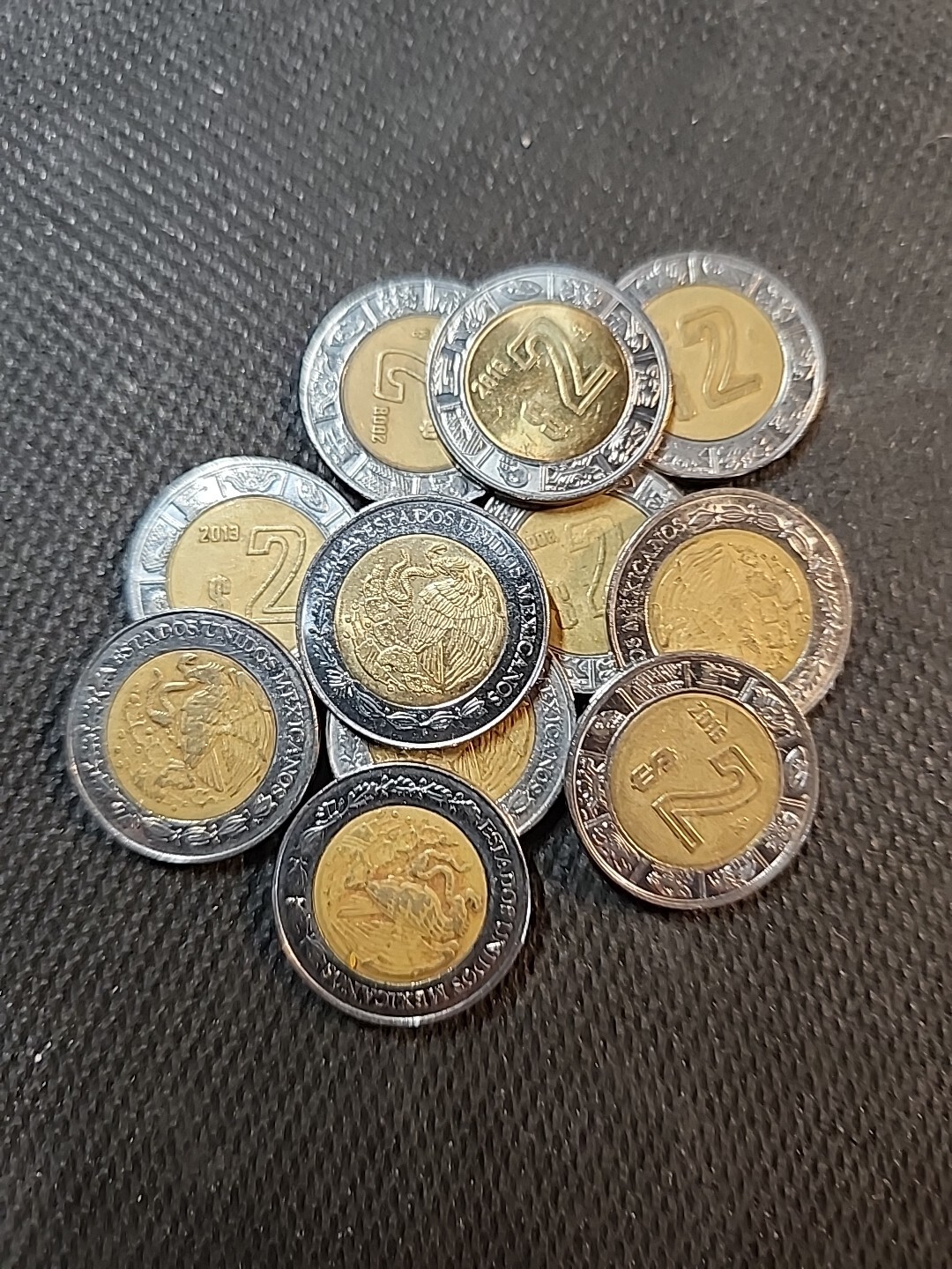 1996 - 2022 Mexico 2 Pesos Bimetallic Coin US SELLER-Fast Free Shipping