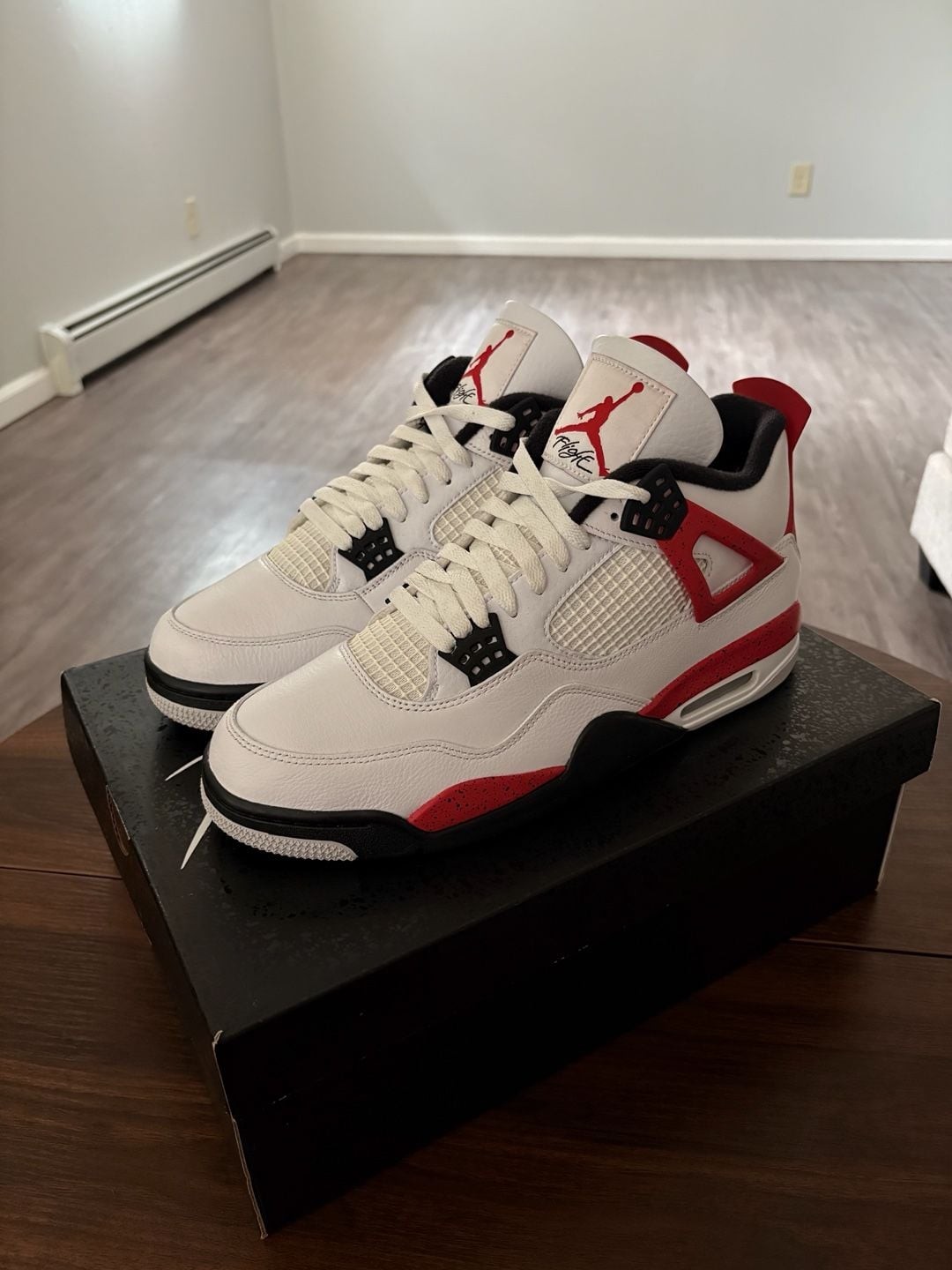 Nike Air Jordan 4 Retro 'Red Cement' Sneakers (DH6927-161)