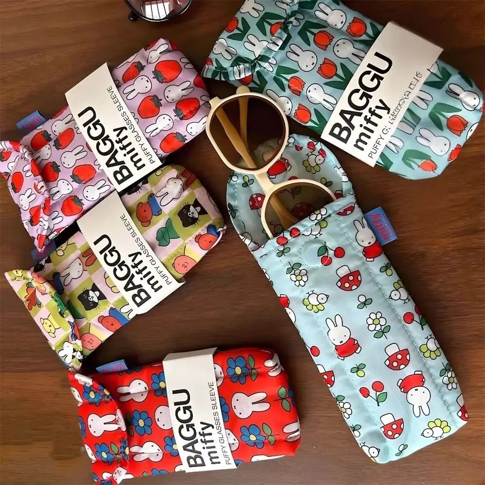 Miffy Rabbit Glasses Storage Bag Cartoon Sunglasses Case Magnetic Closure Gift