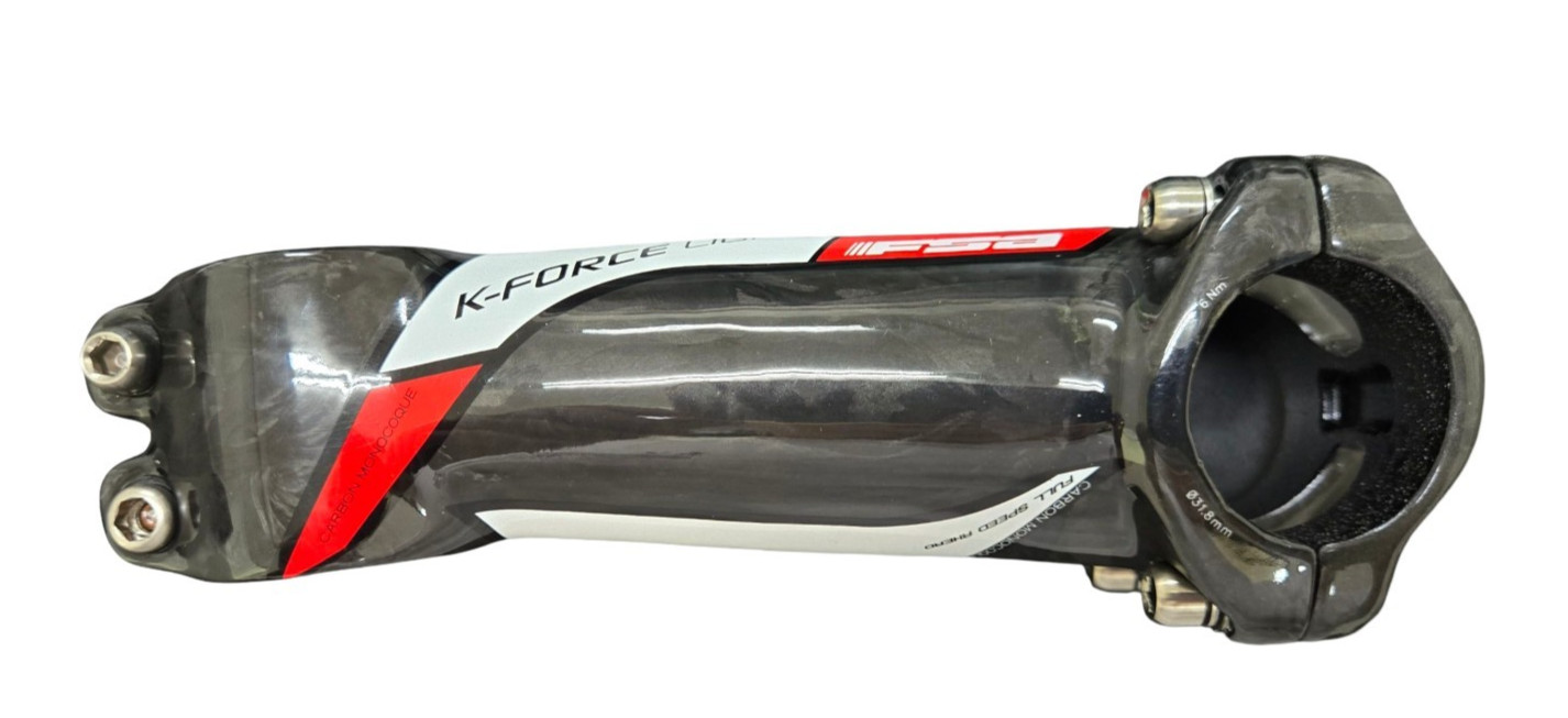 FSA K-Force Light 31.8 x 120mm Carbon Stem, ±6 Deg Road Bike 1-1/4,1-1/8"