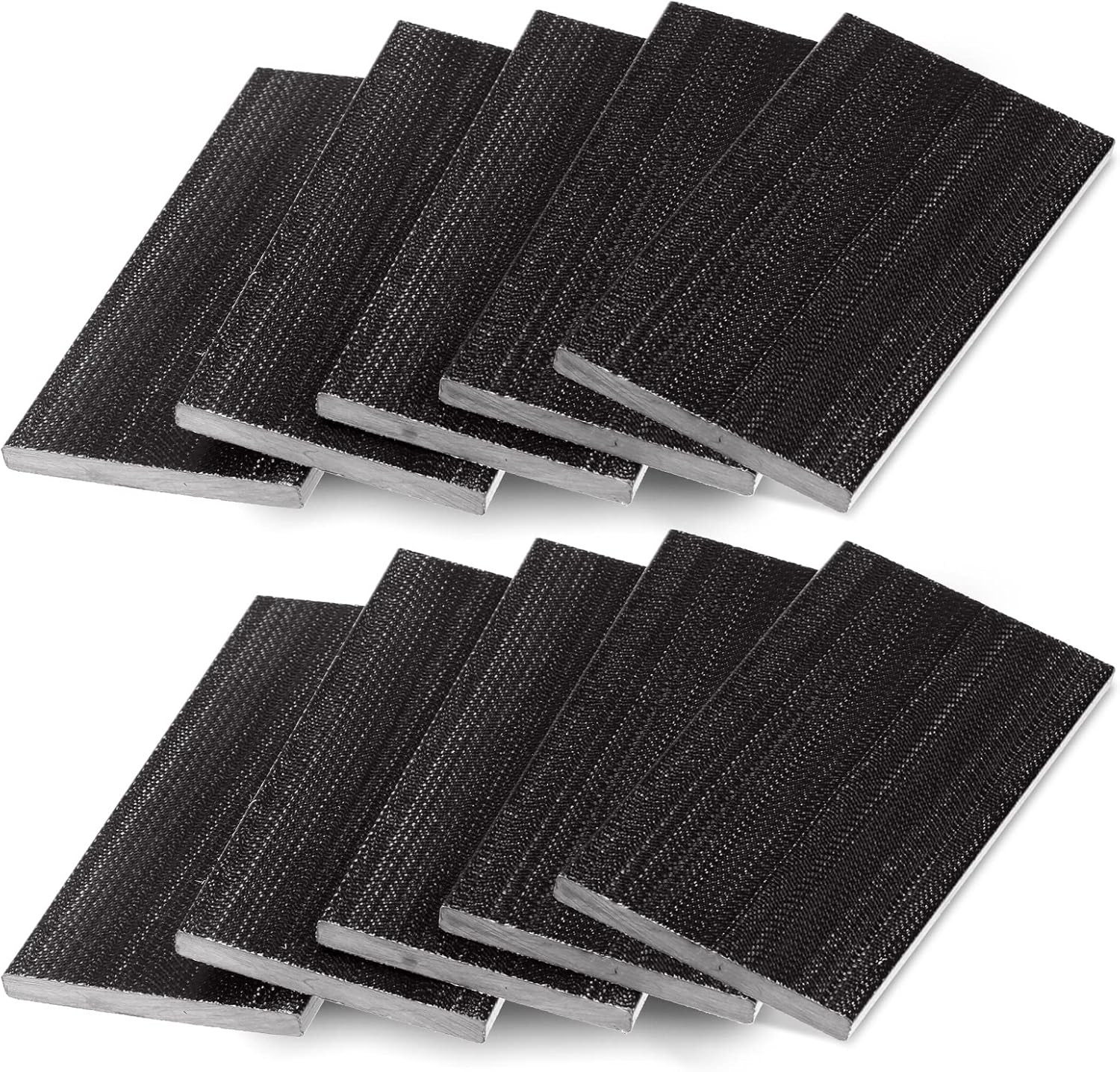 10 Pcs Patio Chair Spring Plates Black Swivel Rocker Fiberglass Spring Plates Re