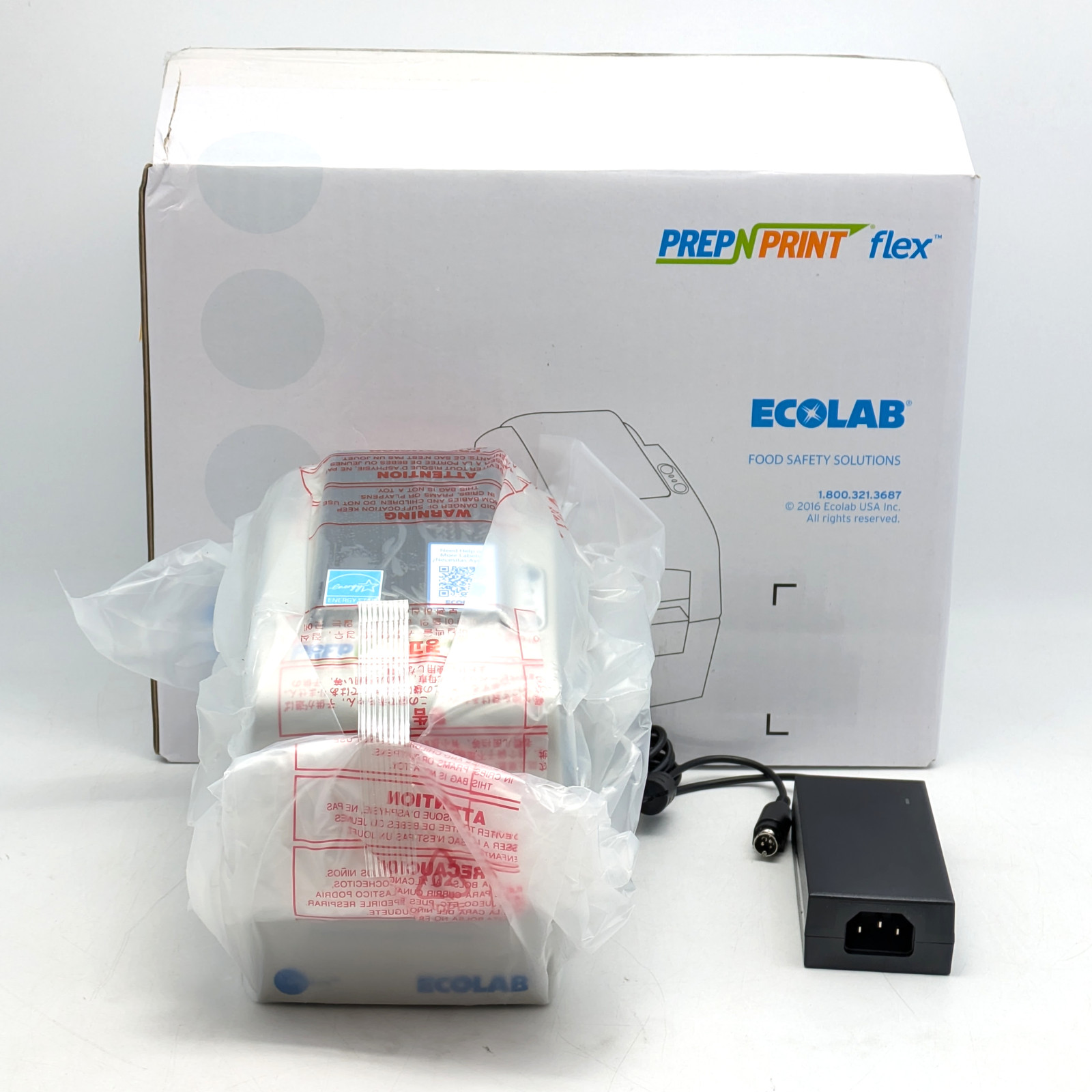 Bixolon Ecolab SLP-DX220B/ECO Prep-n-Print Flex Thermal Label Printer 2"