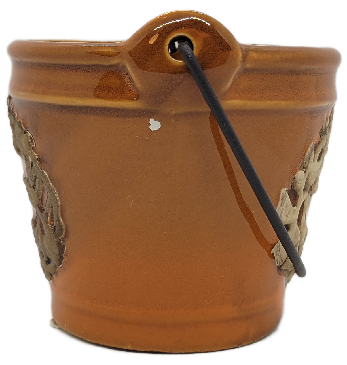 Ceramic 3.25" Tall Bucket Shaped Planter
