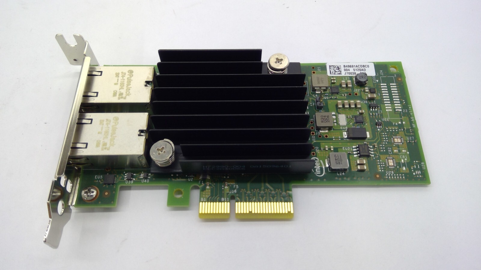 Genuine Intel X550-T2 10Gbe Ethernet Network Adapter Dell C4D5P  w/ExpansionCard