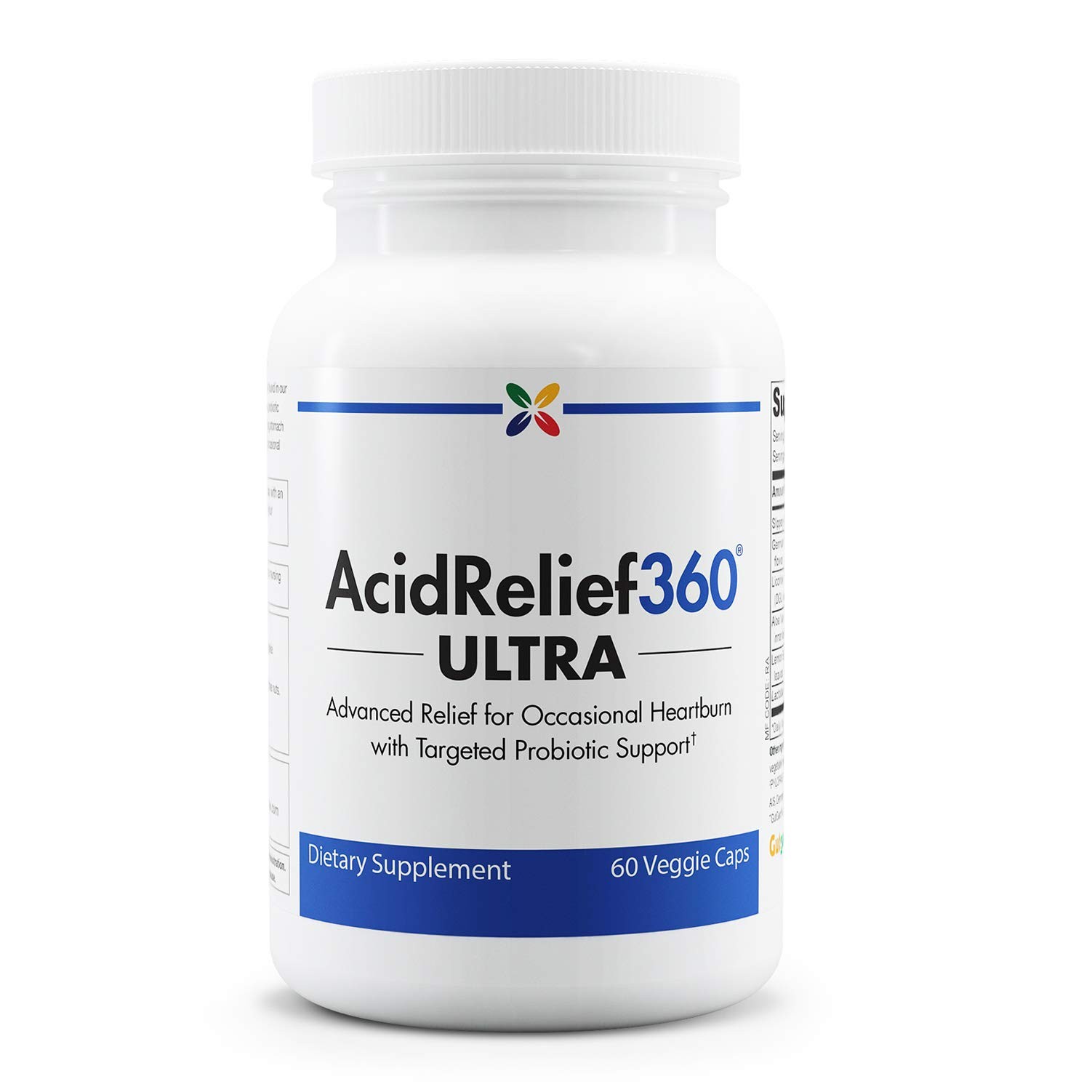 - AcidRelief360 ULTRA with GutGard and Probiotics - Advanced Relief for Occas...
