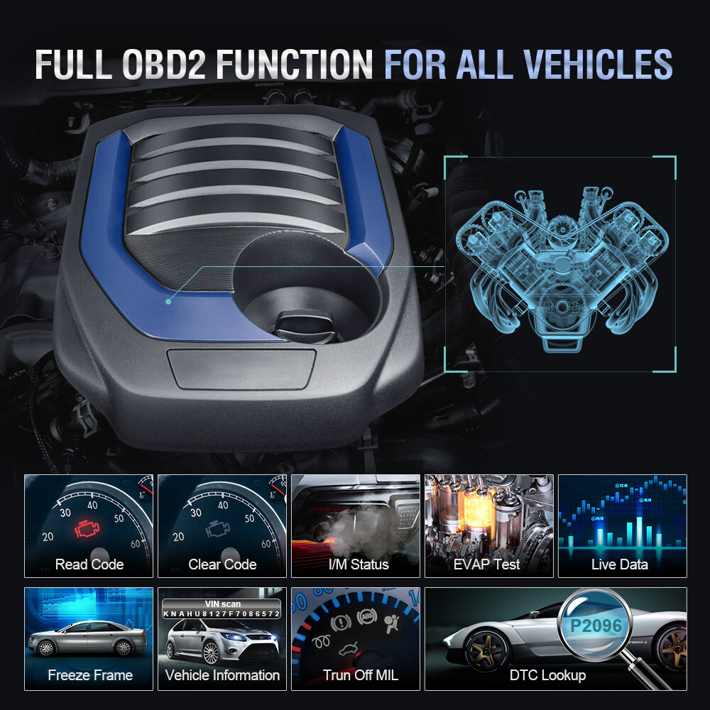 Ancel VOD700 OBD2 Scanner Diagnostic Tool All System Fit For VOLVO Code Reader