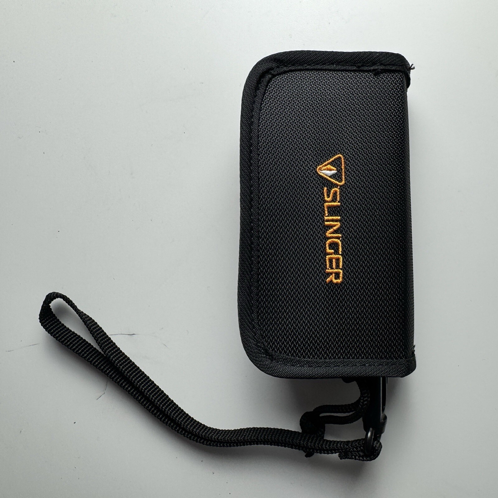 Slinger Digital Memory Card Wallet Holds 12 Media Cards SD Black Zipper Closure