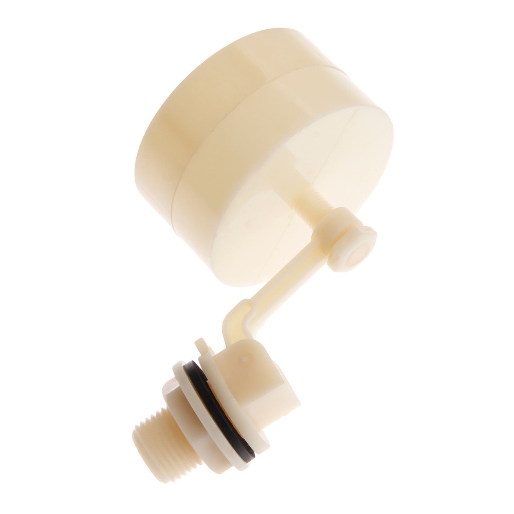 1Pc 1/2" Plastic Automatic Float Ball Valve DN15T Tank Tower Water Level Control