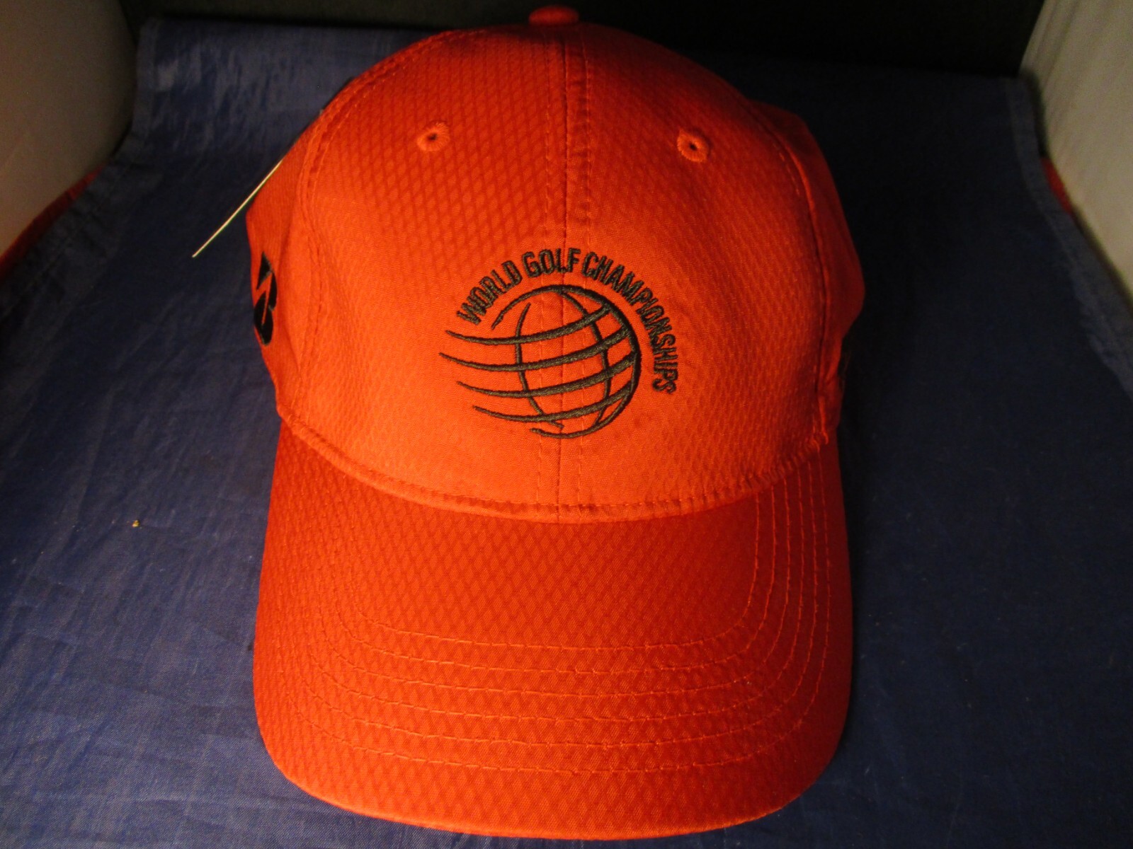 NEW BRIDGESTONE WORLD GOLF CHAMPIONSHIP HAT NWT ADJUSTABLE RED NICE AHEAD