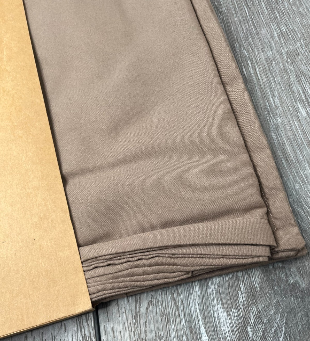 2-Pack Bare Home Microfiber Pillow Sham Covers Set, Taupe King Size