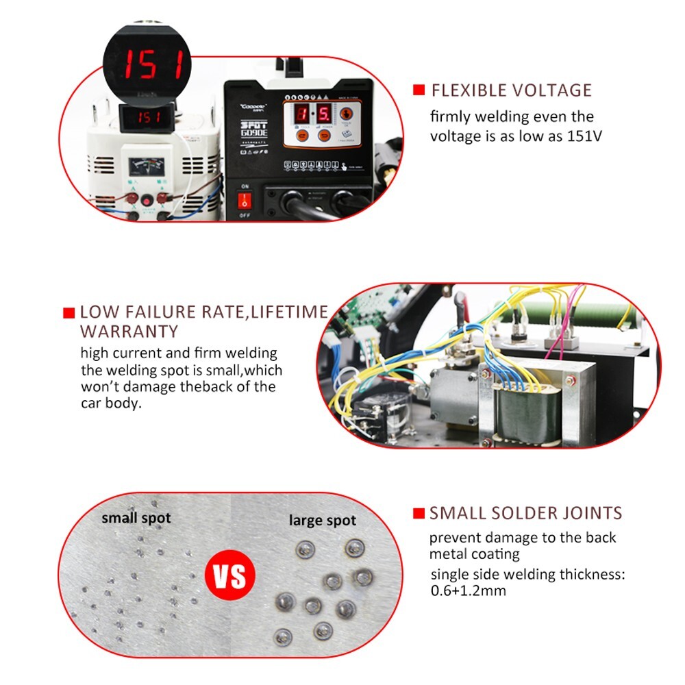 90E 3KW Panel Spot Puller Dent Repair Vehicle Multispot Dent Repair Machine
