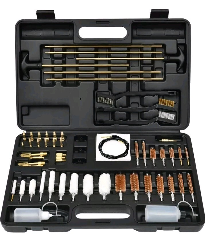 Gun Cleaning Kit Universal Brushes for Pistol Handgun Shotgun Elite Brass Rods