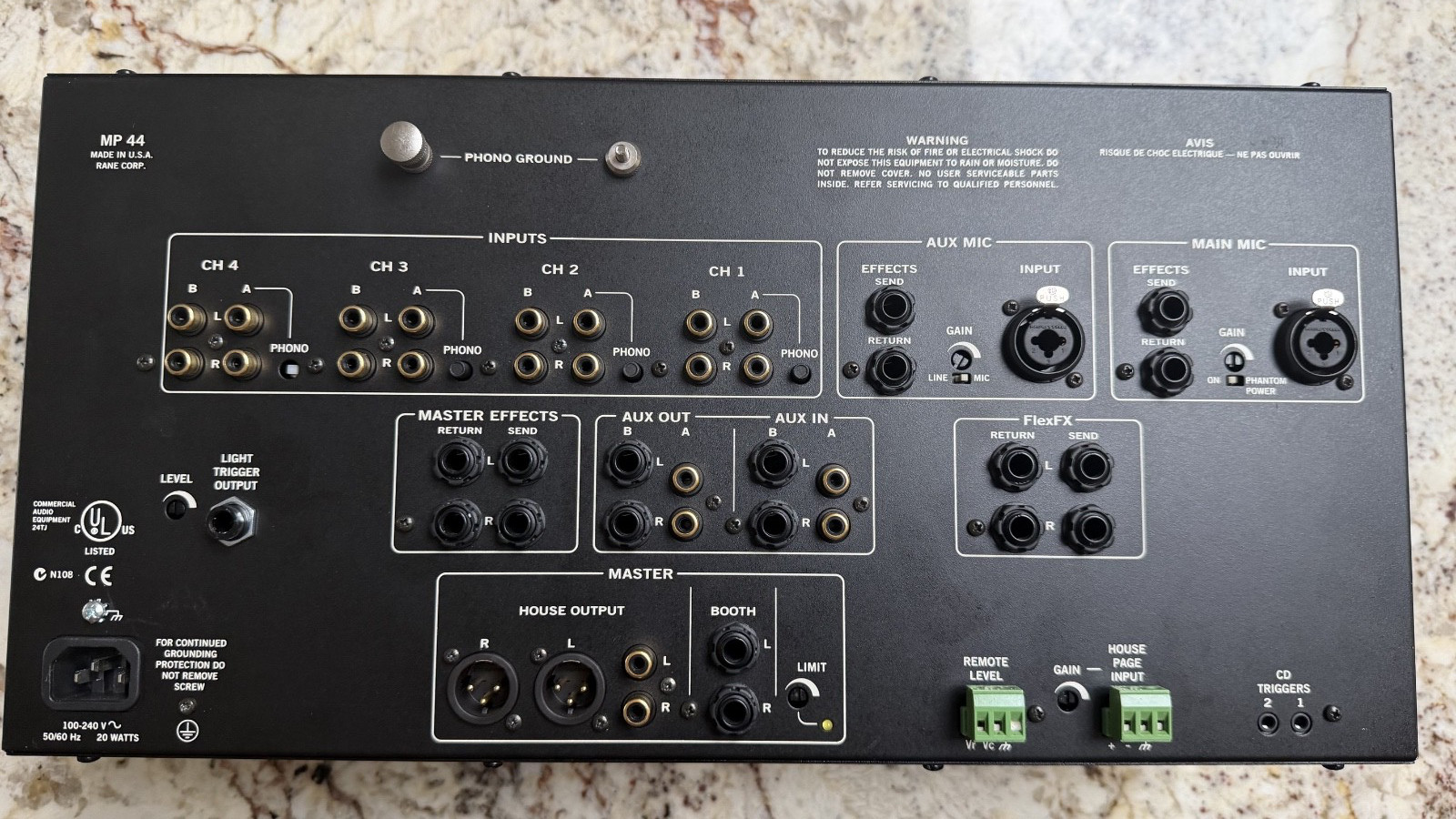 Rane MP44 Serviced. end clean excellent condition 100% Satisfaction