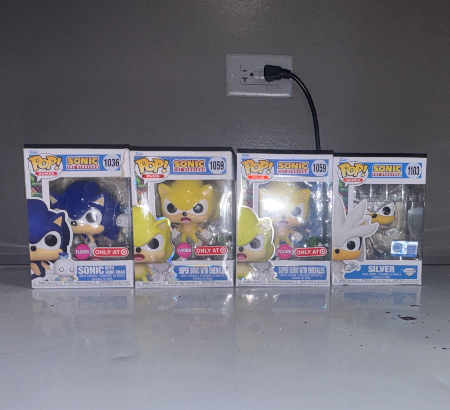 Funko Pop! Games Sonic the Hedgehog Mixed Lot 4 Target Exclusive Boxed
