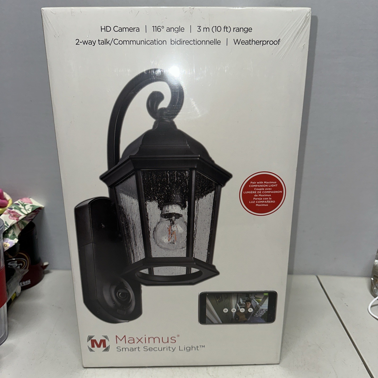 Maximus SPL11-07A1W4-BKT-K1 Smart Security Camera