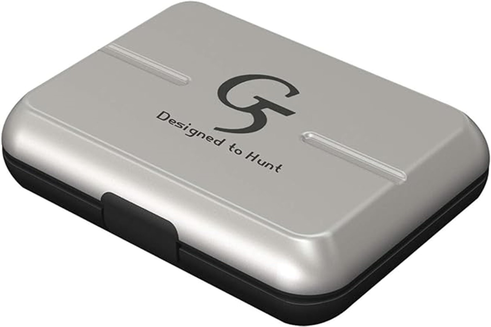 G5 Vault Broadhead Case - Durable Holds 5 Broadheads, Silver and Black