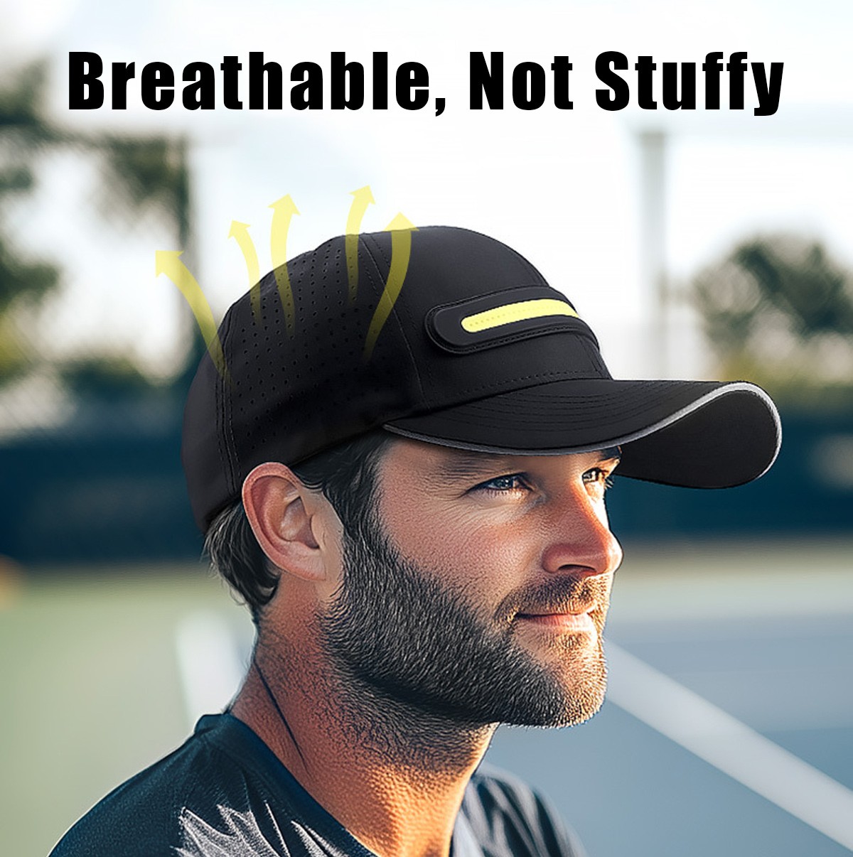 LED Strip Baseball Cap Lightweight Performance Strobe Outdoor Use Gift Hat