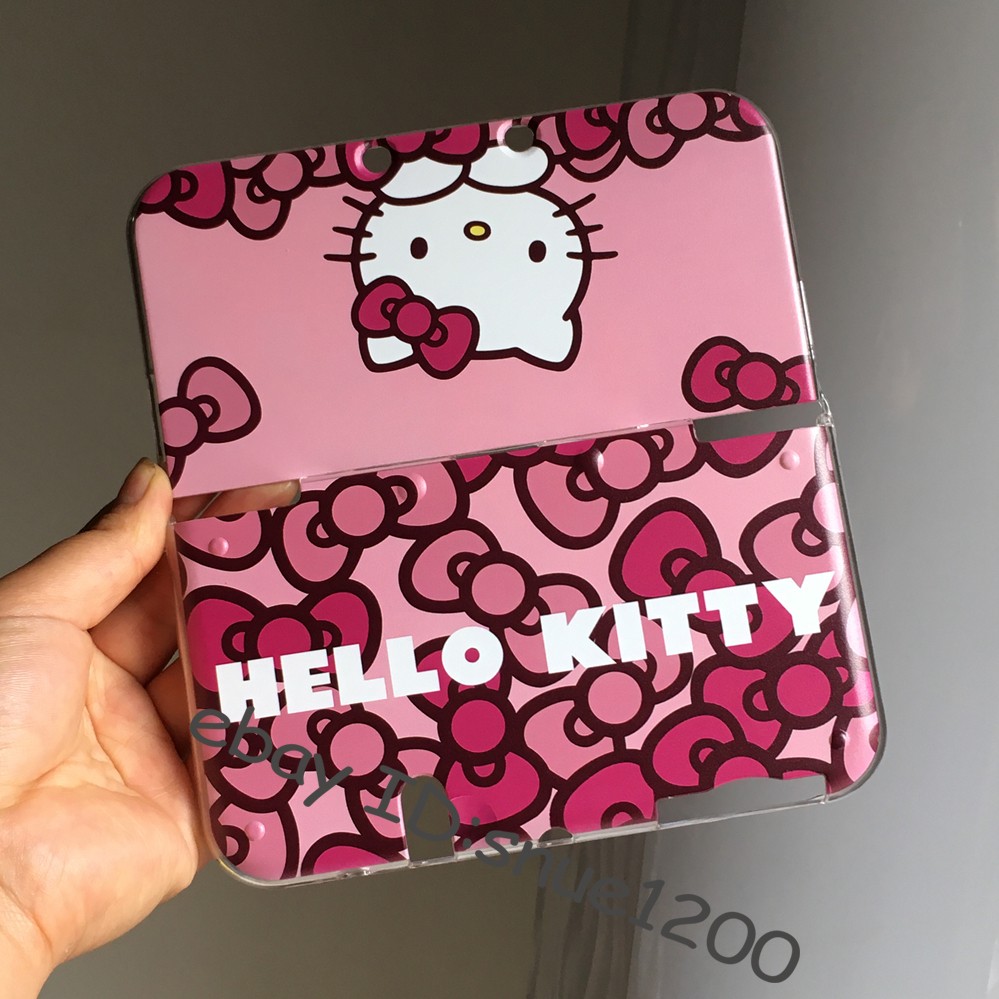 Custom Protective Case for Nintendo New 3DS XL/LL - Cute Pink Bow Pattern Cute