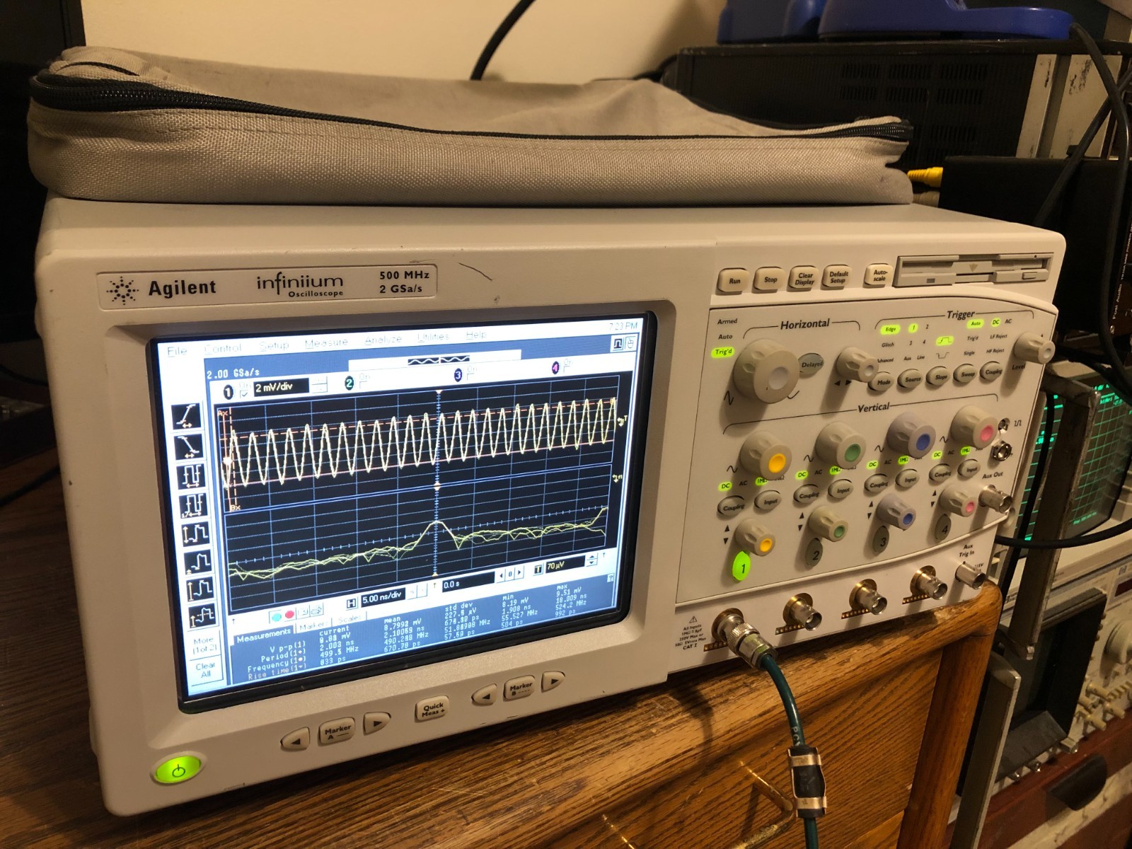 Agilent 54825A Infiniium Oscilloscope 4 Channels 500 MHz 2 GSa/s 30-Day Warranty