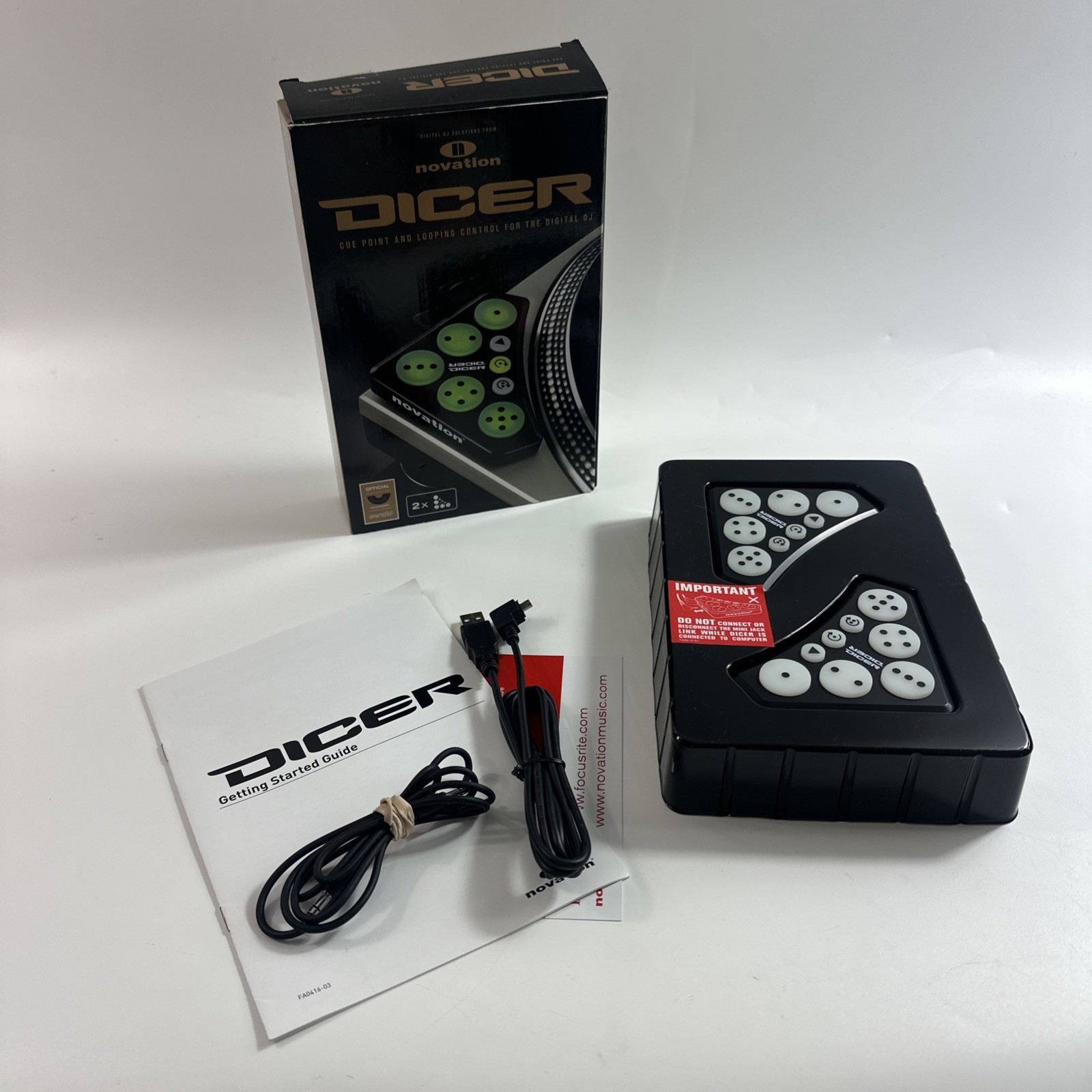 Novation Dicer Cue Point and Looping Control USB Powered DJ Controller
