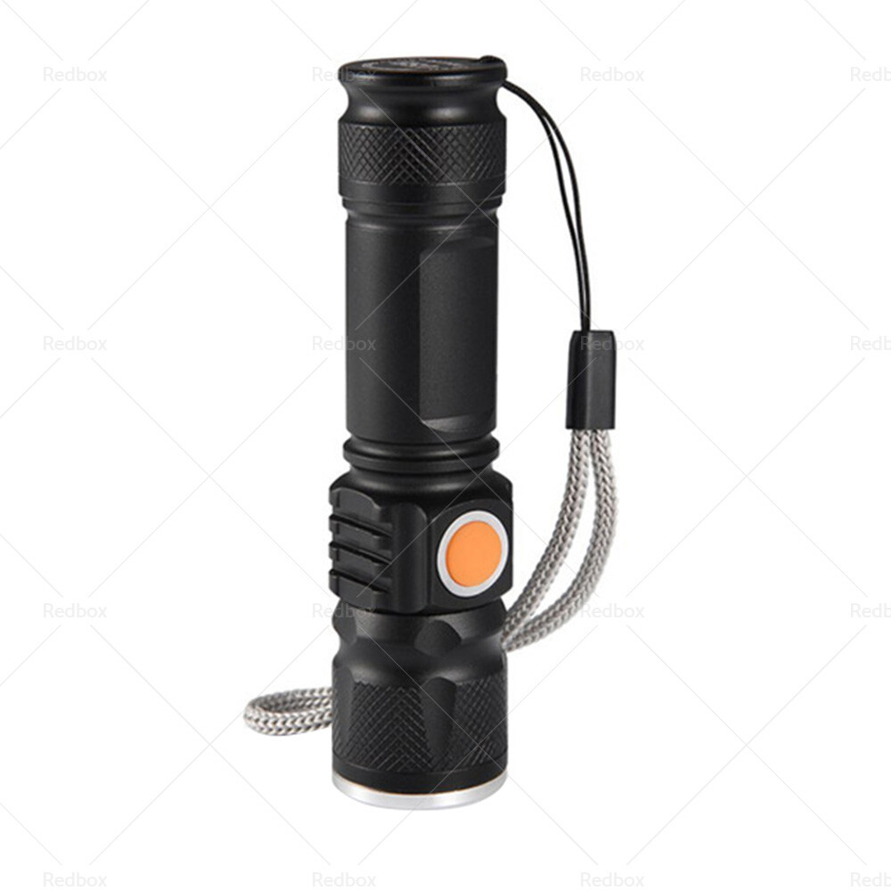 Rechargeable LED Flashlight Waterproof Torch Rainproof