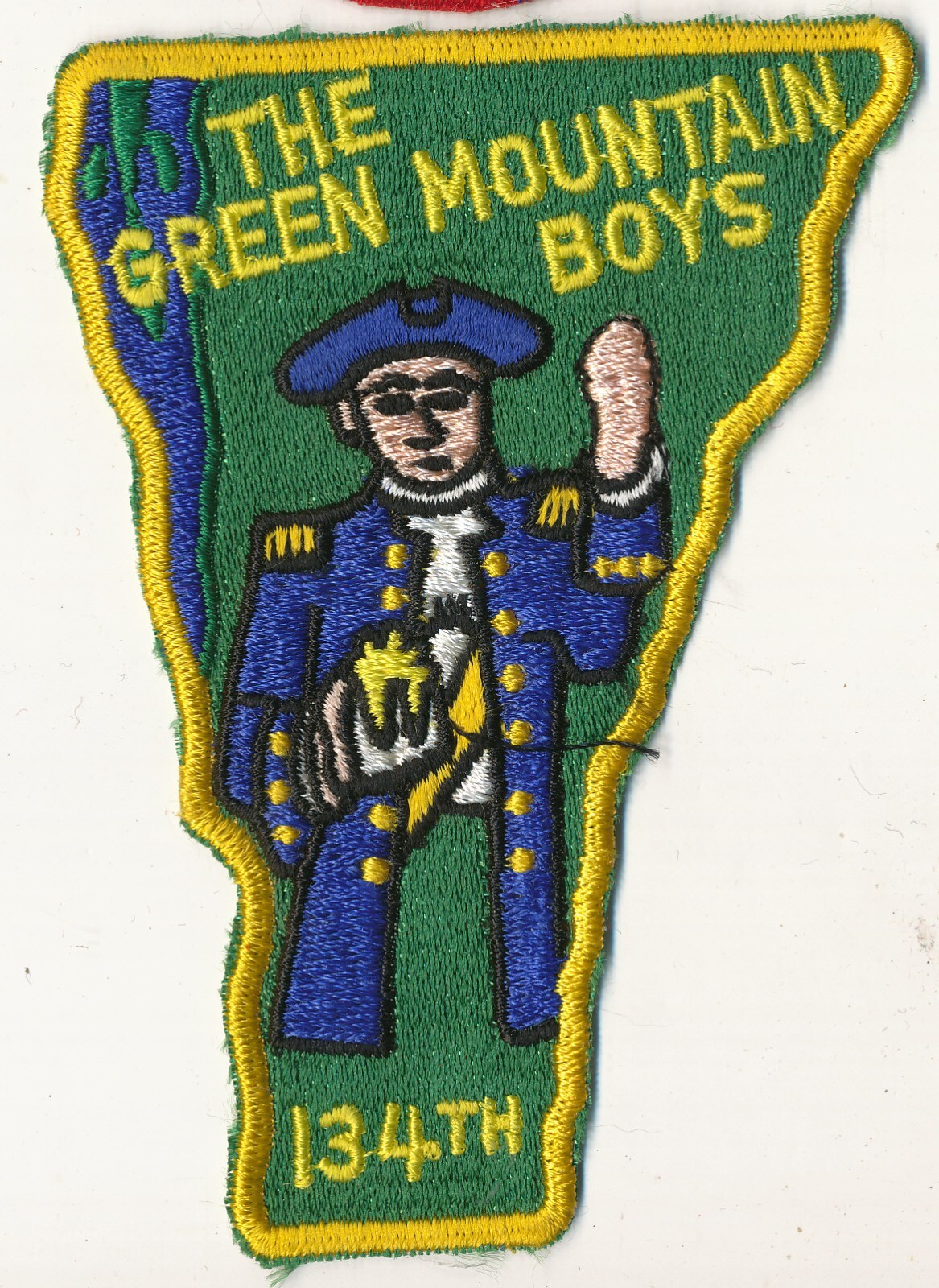 134th Fighter Squadron patch Green Mountain Boys old cut edge USAF US Air Force