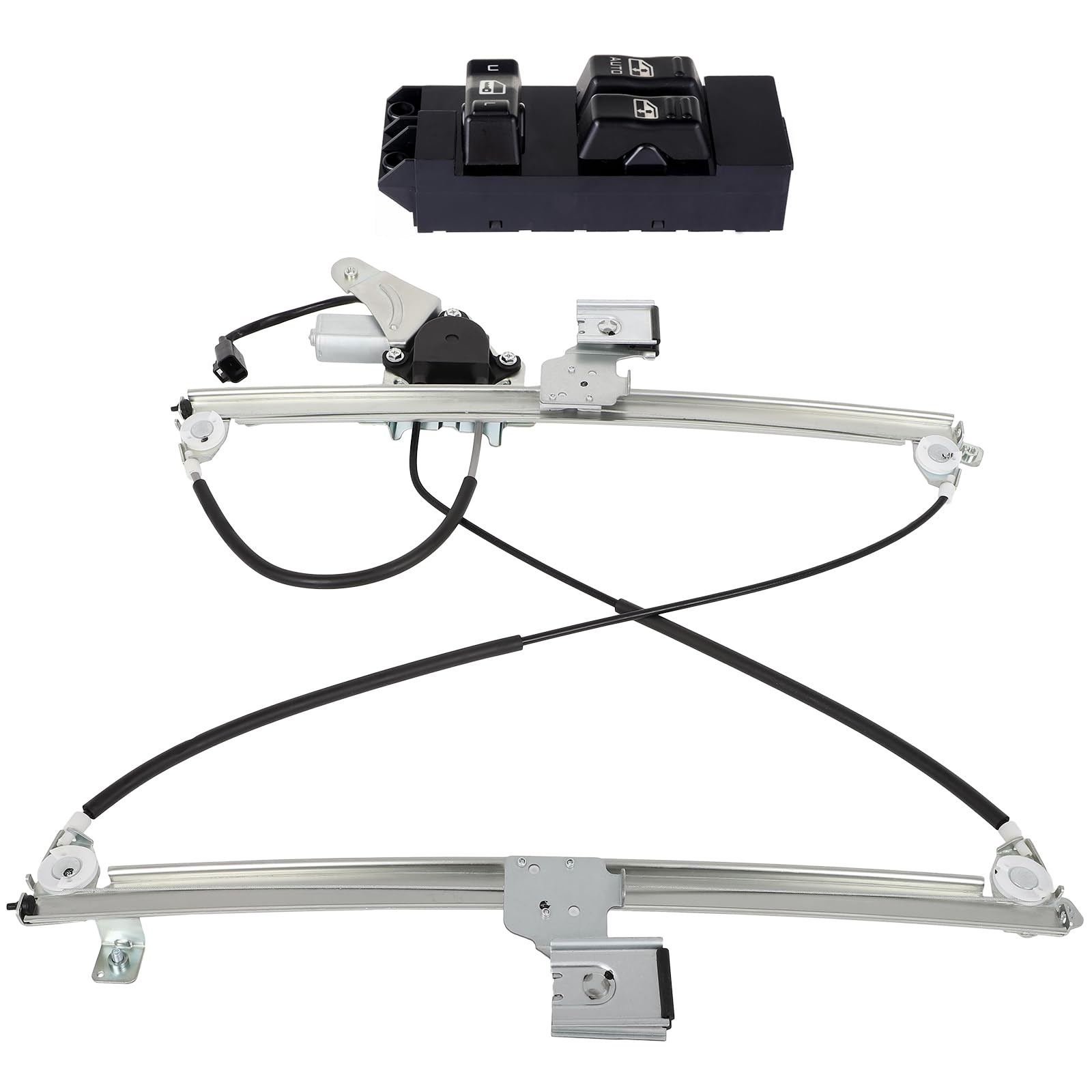 02-06 Escalade EXT 07 Silverado Classic Left Window Regulator Pair 15753934