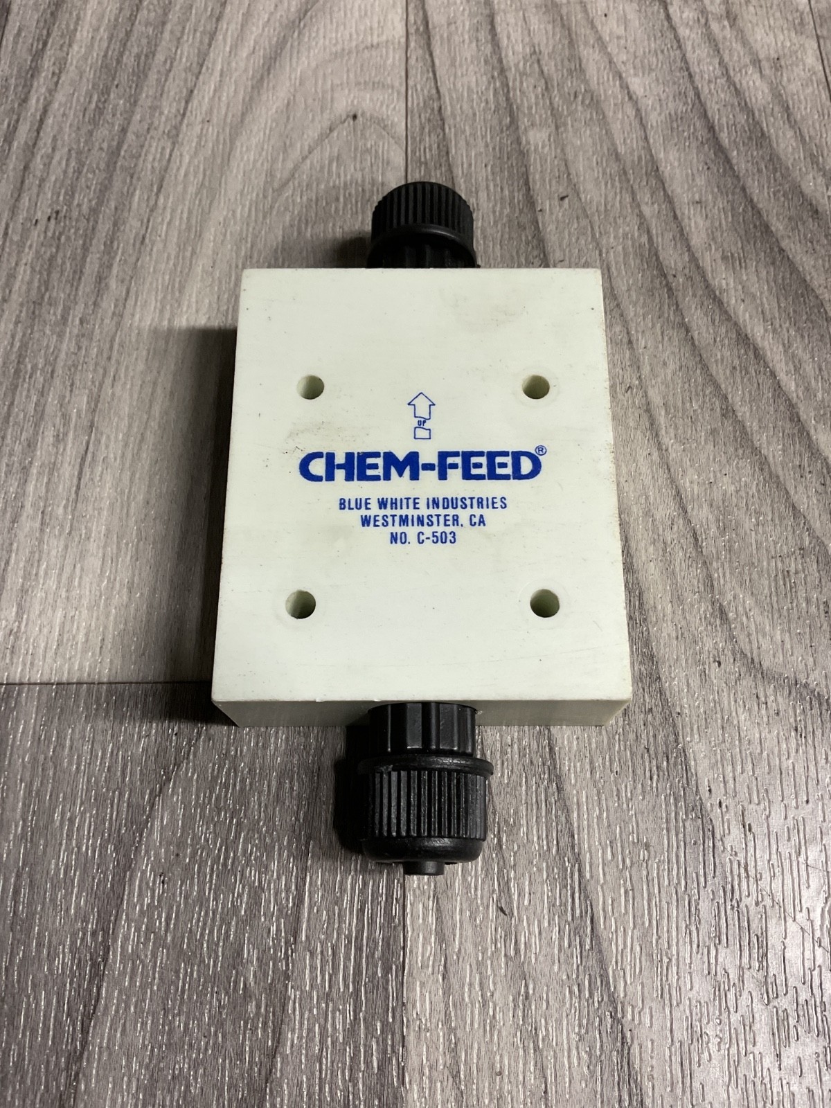 Blue-White Chem-Feed No. C-503 Replacement Head Block #4022J72
