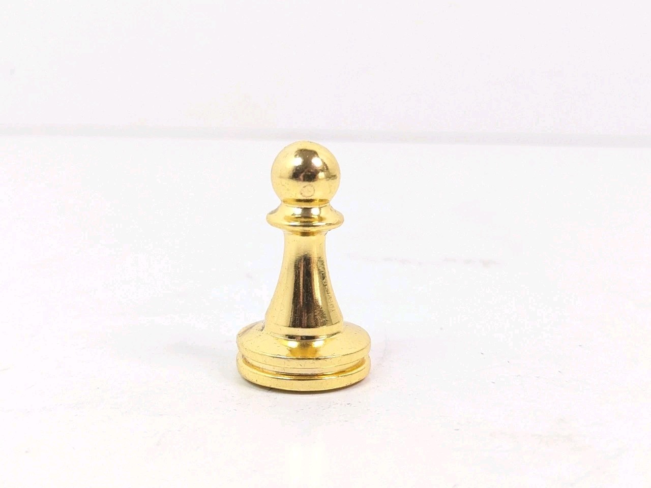 Metal Chess Gold Colored Pawn Replacement Piece 1.5" Tall 19 grams Weighted