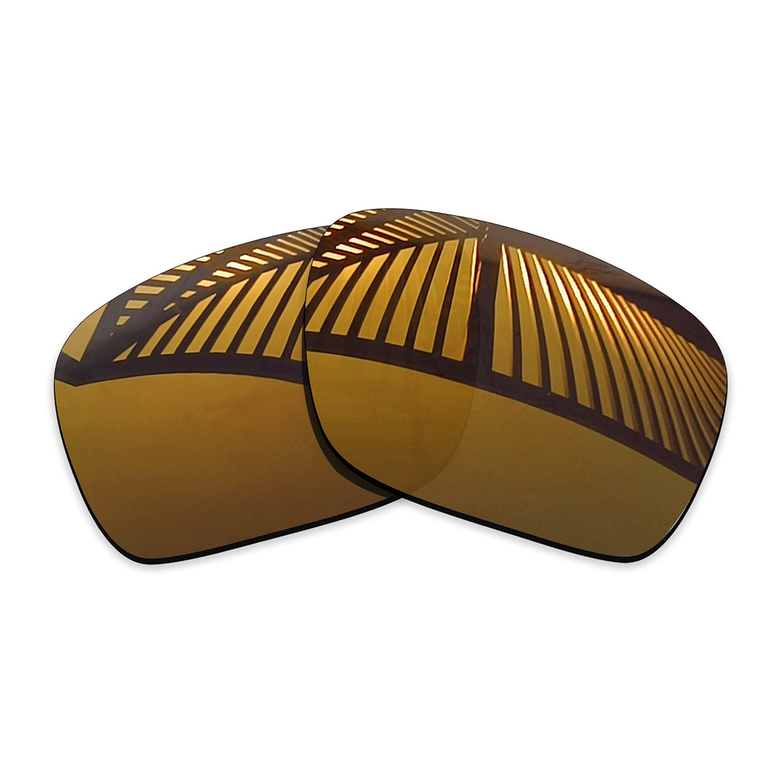 Polarized Replacement Lenses for-RayBan Meta Wayfarer RW4012 53mm Bronze Gold