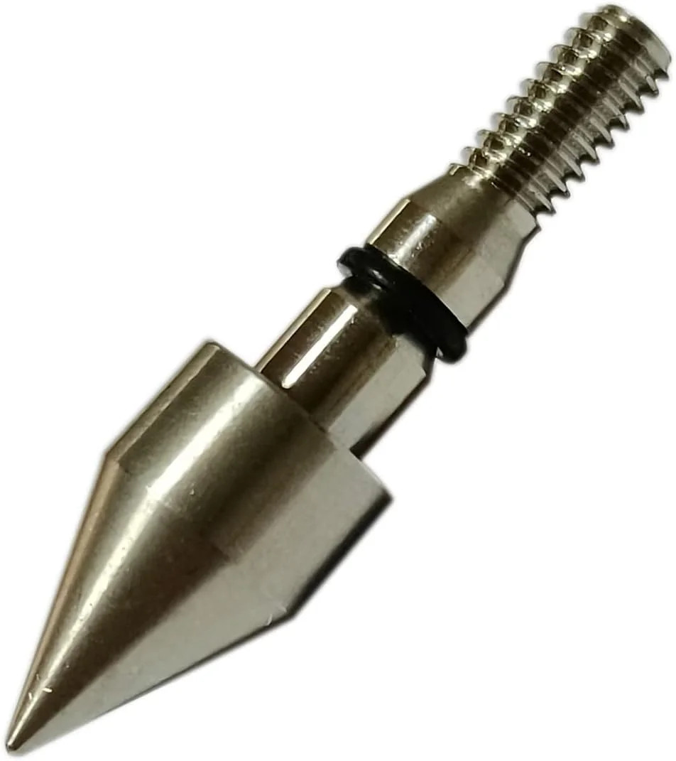100 Grain Stainless Steel Archery Field Points Arrow Bullet pionts with Arrow Pe