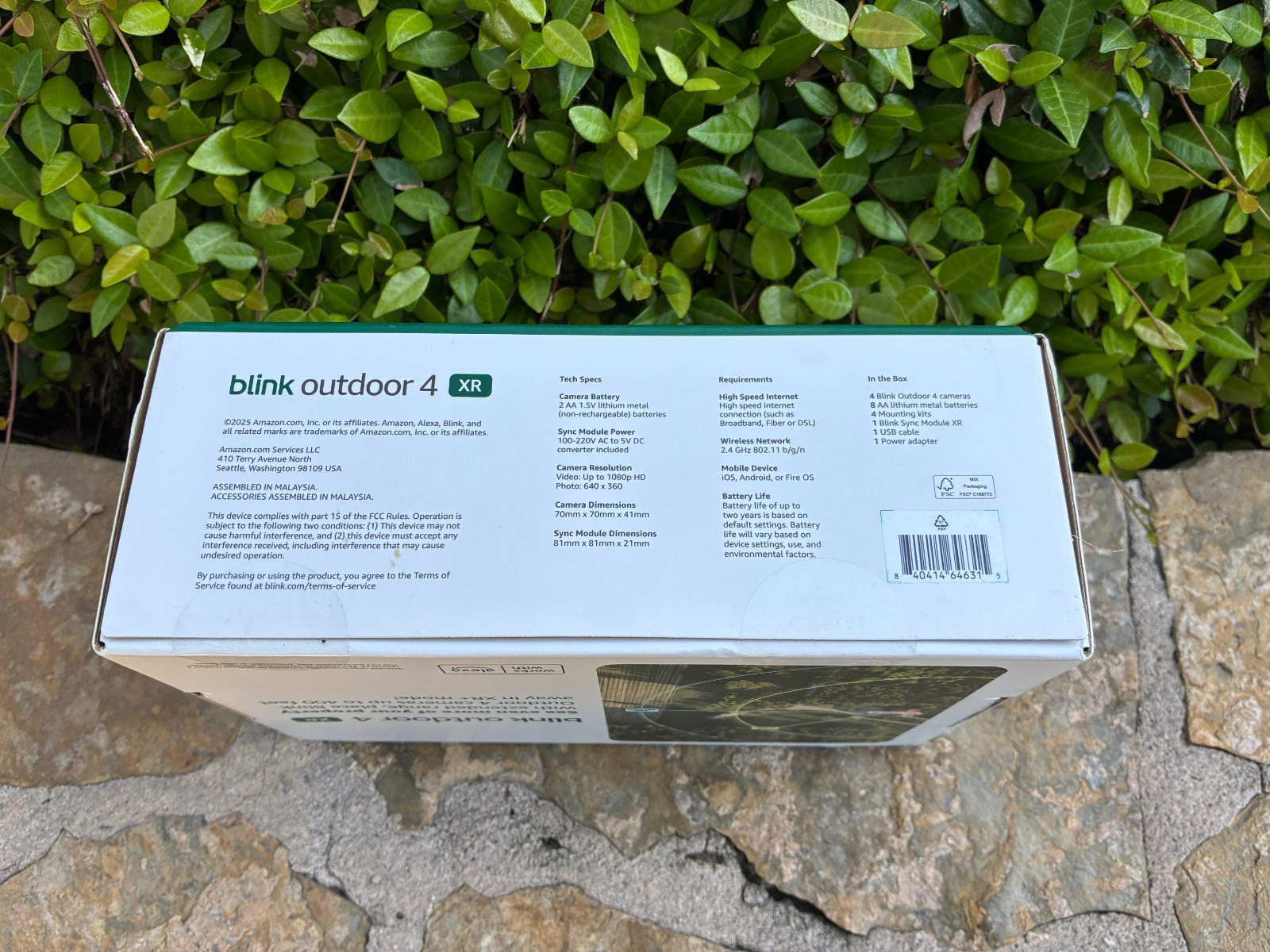 Blink Outdoor 4 XR , 4 Camera System w/Sync Module Included - New Sealed