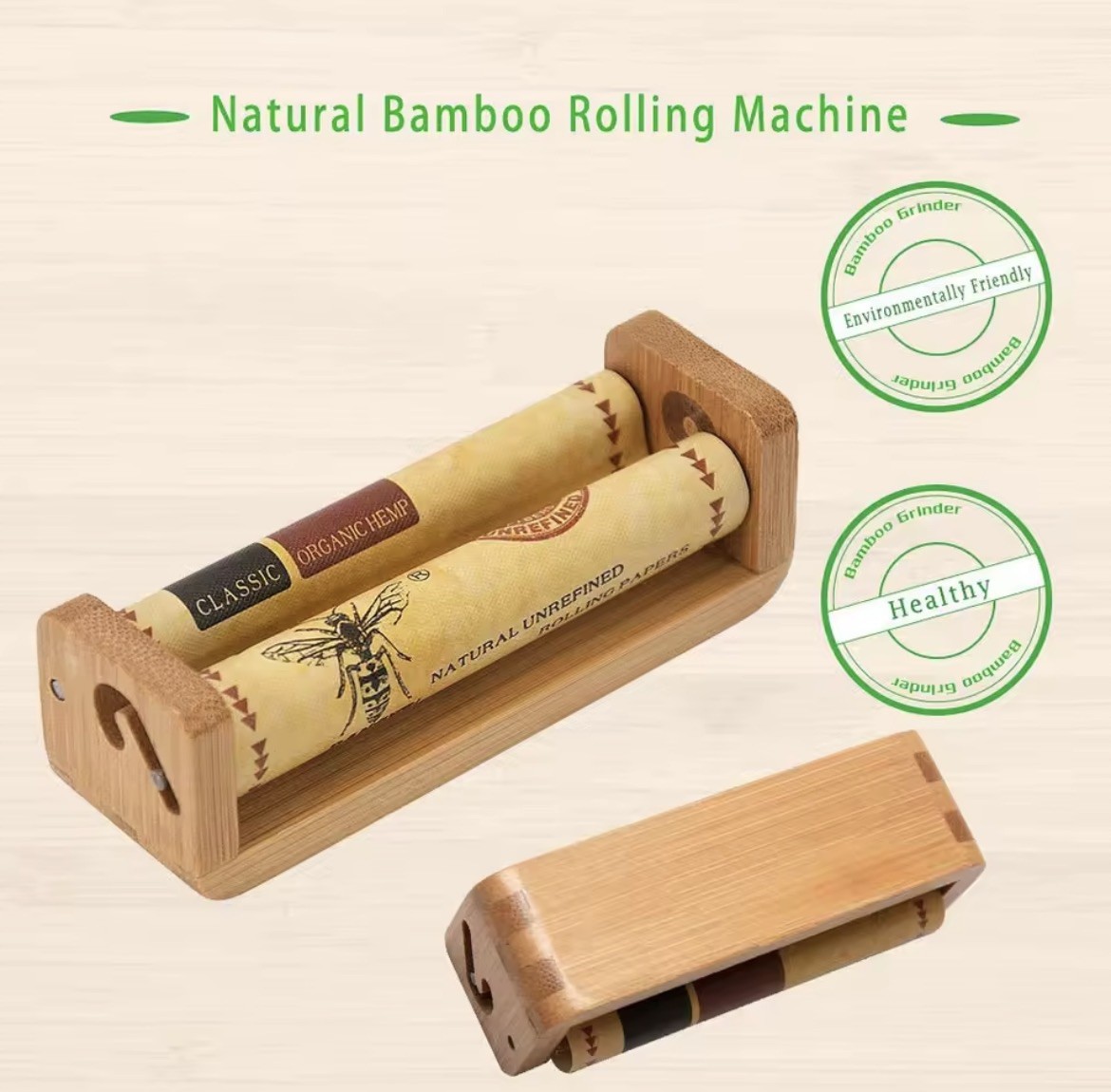 HORNET Rolling Machine 78 MM Eco Bamboo Cigarette Roller Maker