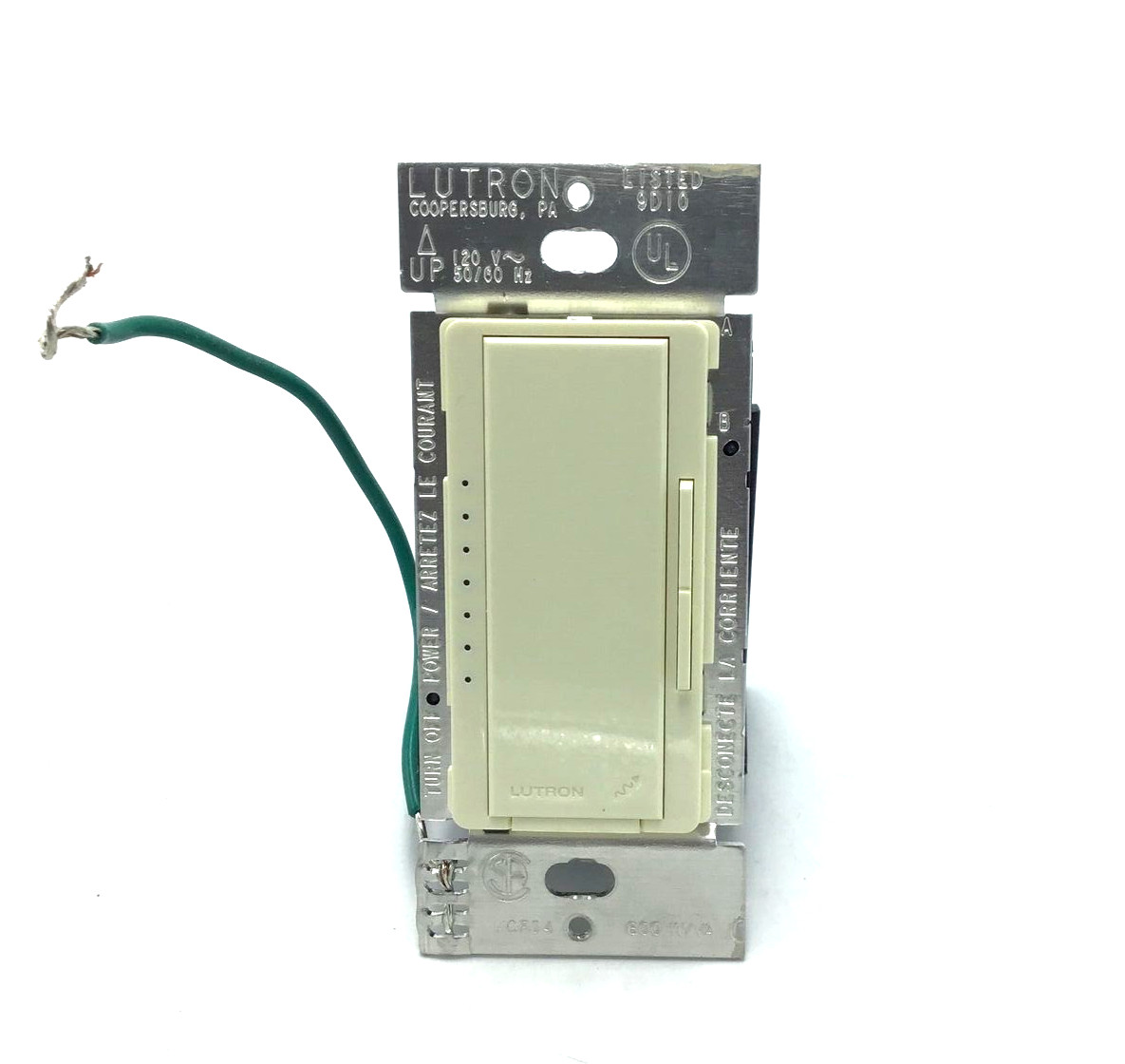 Lutron HomeWorks HRD-6D-LA (Light Almond) 600W Dimmer Switch