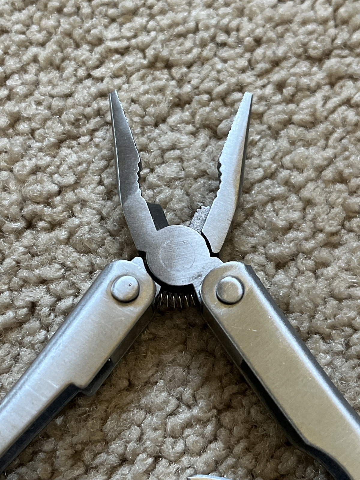 10 Function Mini Stainless Steel Pocket Pliers Knife Multitool w/ LED Flashlight