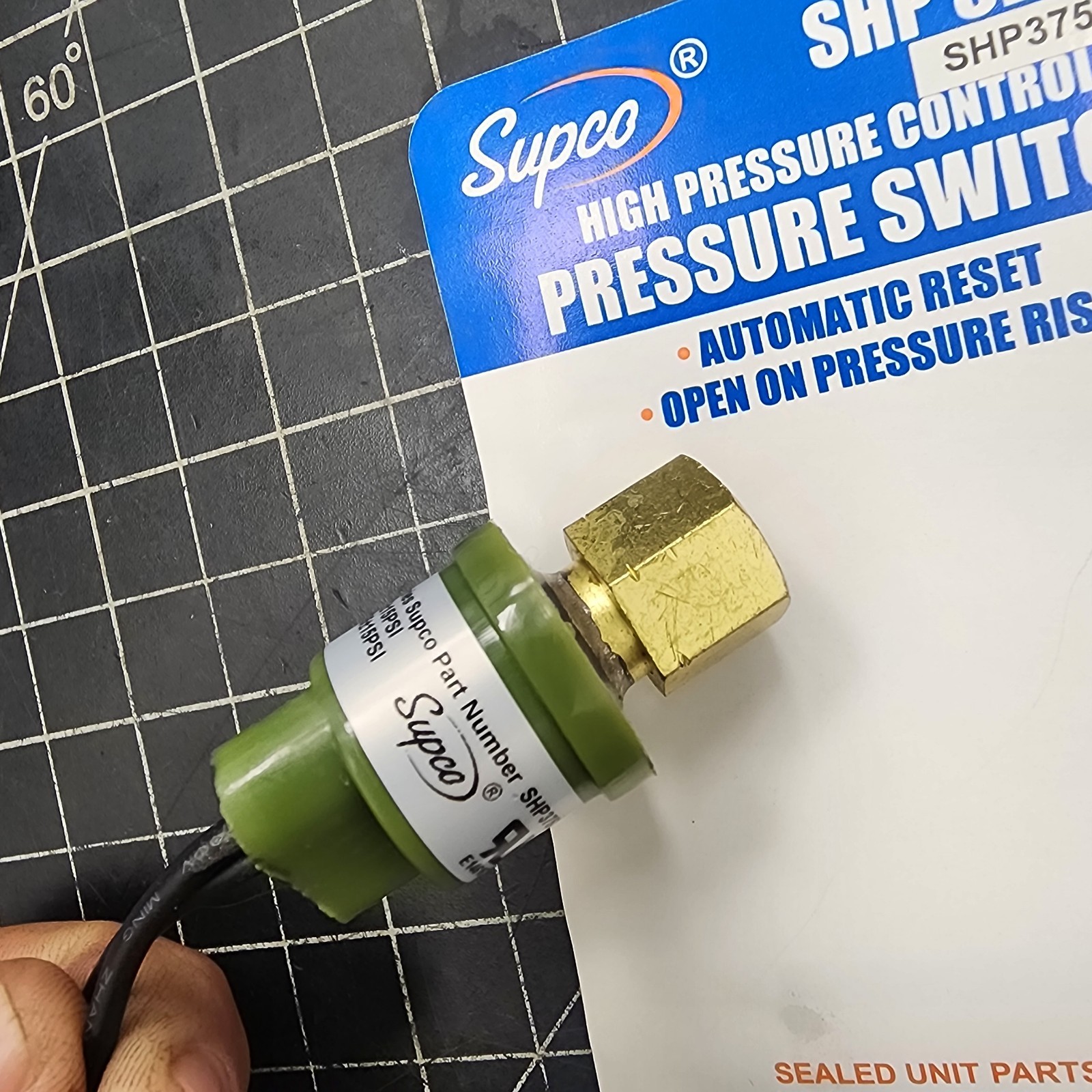 Supco SHP375265 Pressure Switch Range 375-265 Psig [B5S2]