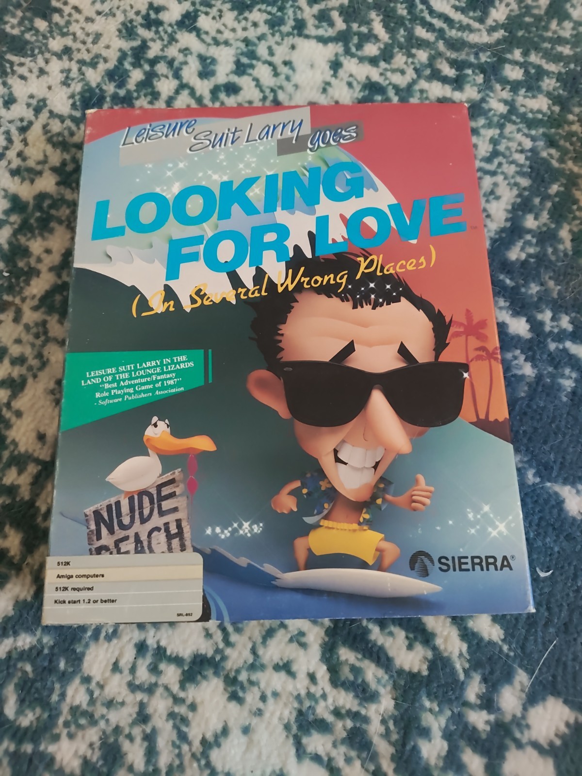 Leisure Suit Larry Goes Looking For Love By Sierra ~ Original Boxed Amiga Game