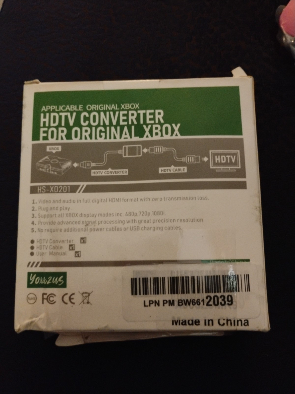 HDTV Converter For Xbox