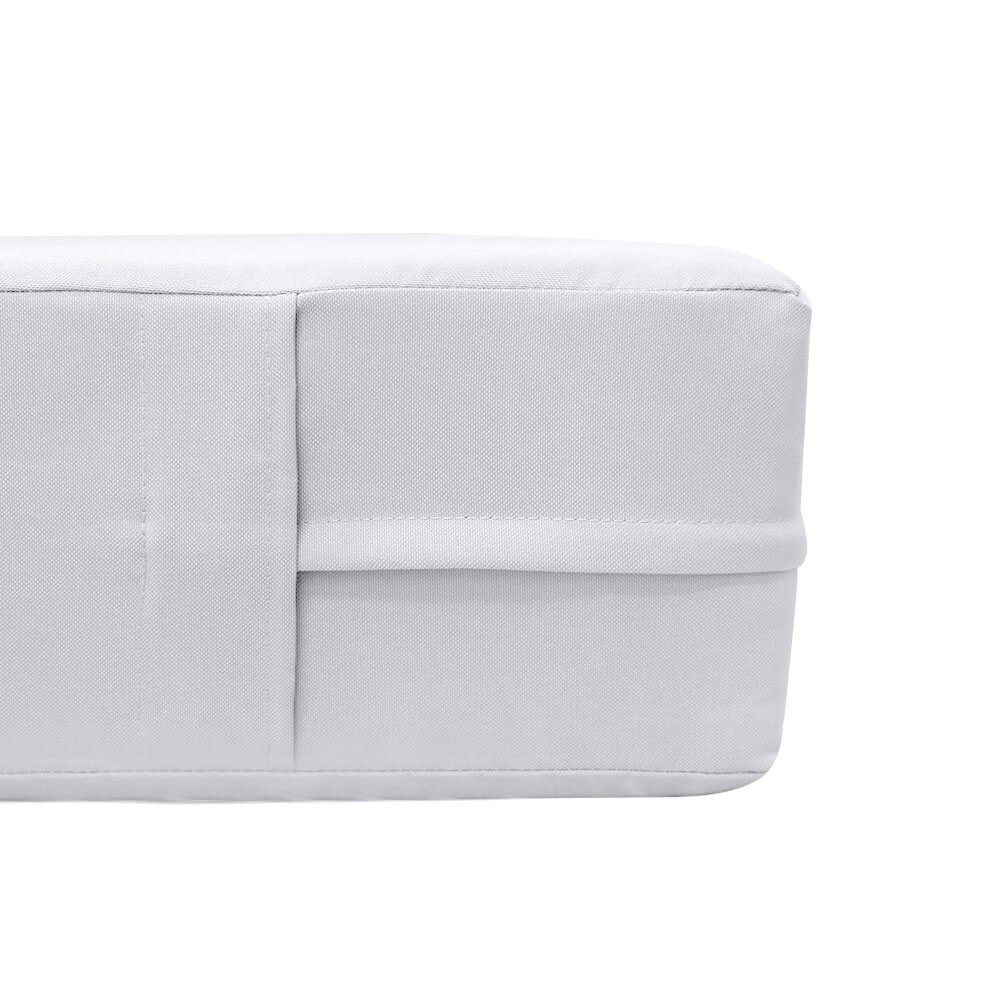 |SLIPCOVER ONLY|S1 Daybed Mattress Bolster Backrest Cover Knife Edge Queen AD105