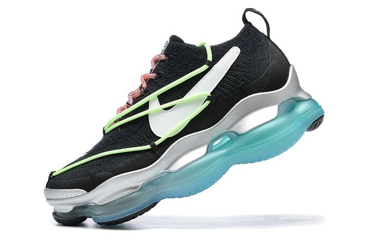 Nike Air Max Scorpion Fk Flyknit Black and Green Men's Air Cushion Shoes