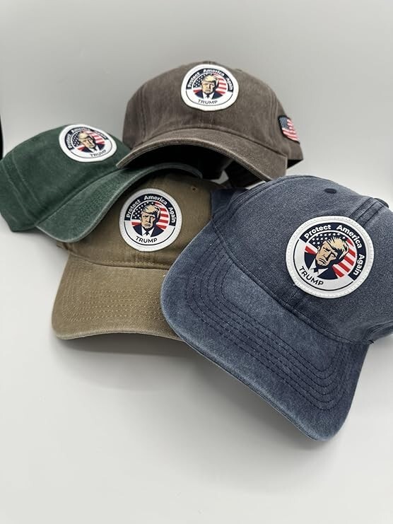 Protect America Trump Hat Adjustable Baseball Cap