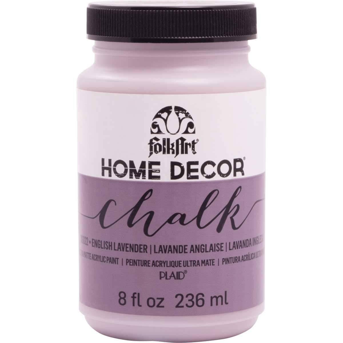 FolkArt 36022 Home Decor Chalk 8 Fl Oz (Pack of 1), English Lavender