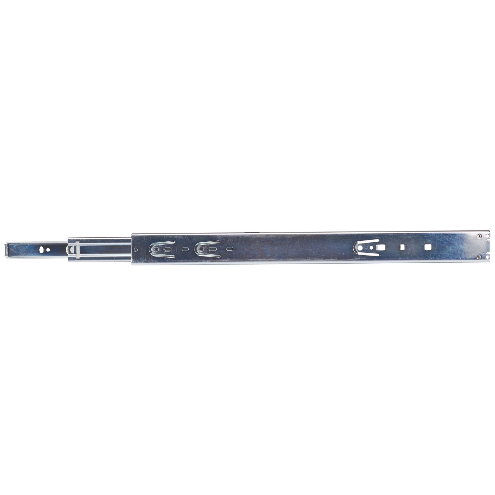 HIGHPOINT Push-To-Open/Soft Close Full Extension Side Mount Slide – Zinc – 14” -