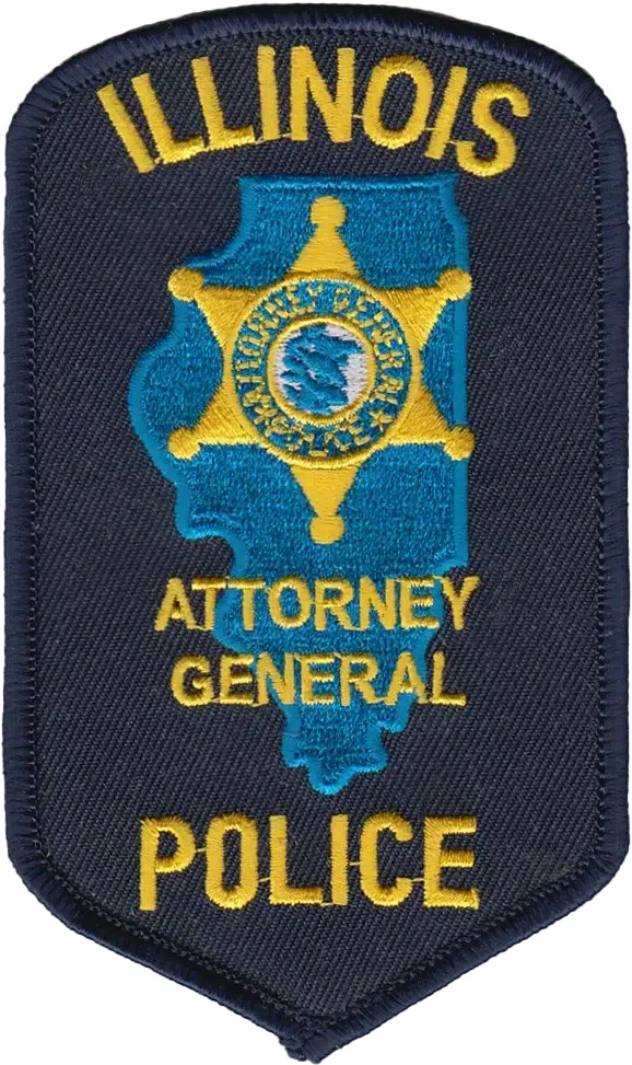 ILLINOIS ATTORNEY GENERAL (IAG) POLICE SHOULDER PATCH: Standard