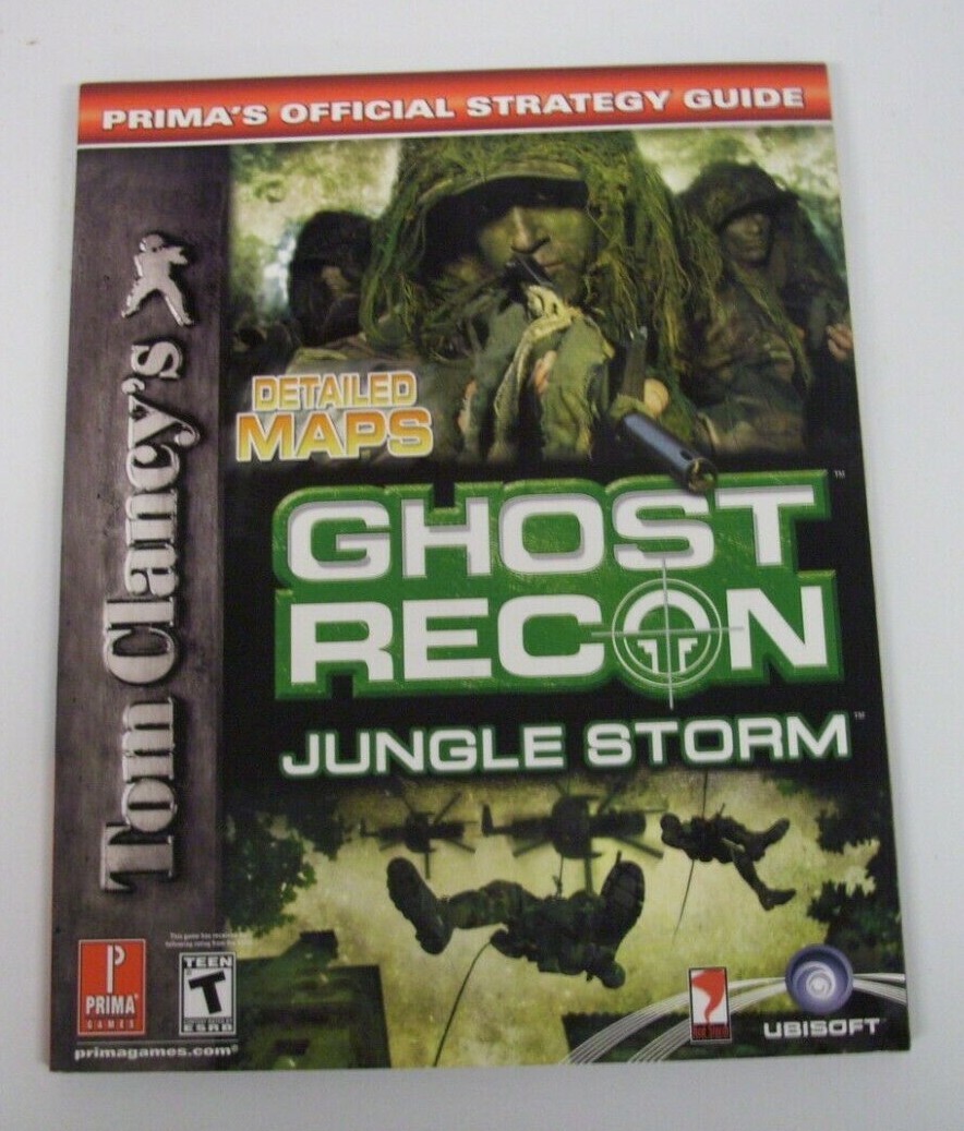 Ghost Recon Jungle Storm Prima Official Strategy Guide PS2 Ubisoft Tom Clancy