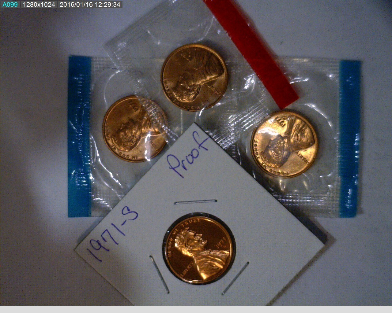 1971 PDS Lincoln Cents UNC IN MINT CELLO AND PROOF