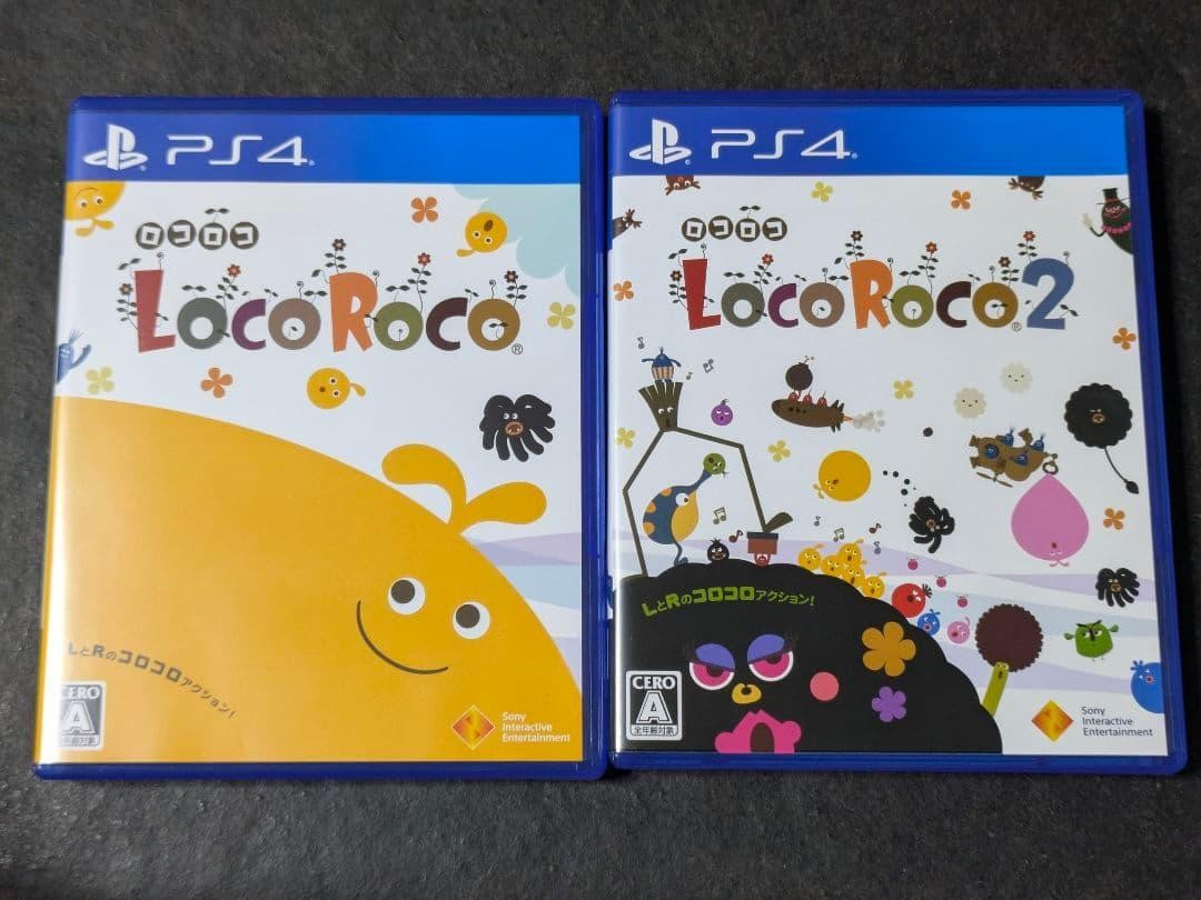 Lot 2 LocoRoco 1 2 Set PS4 Sony PlayStation 4 Japan Version Tested Loco Roco