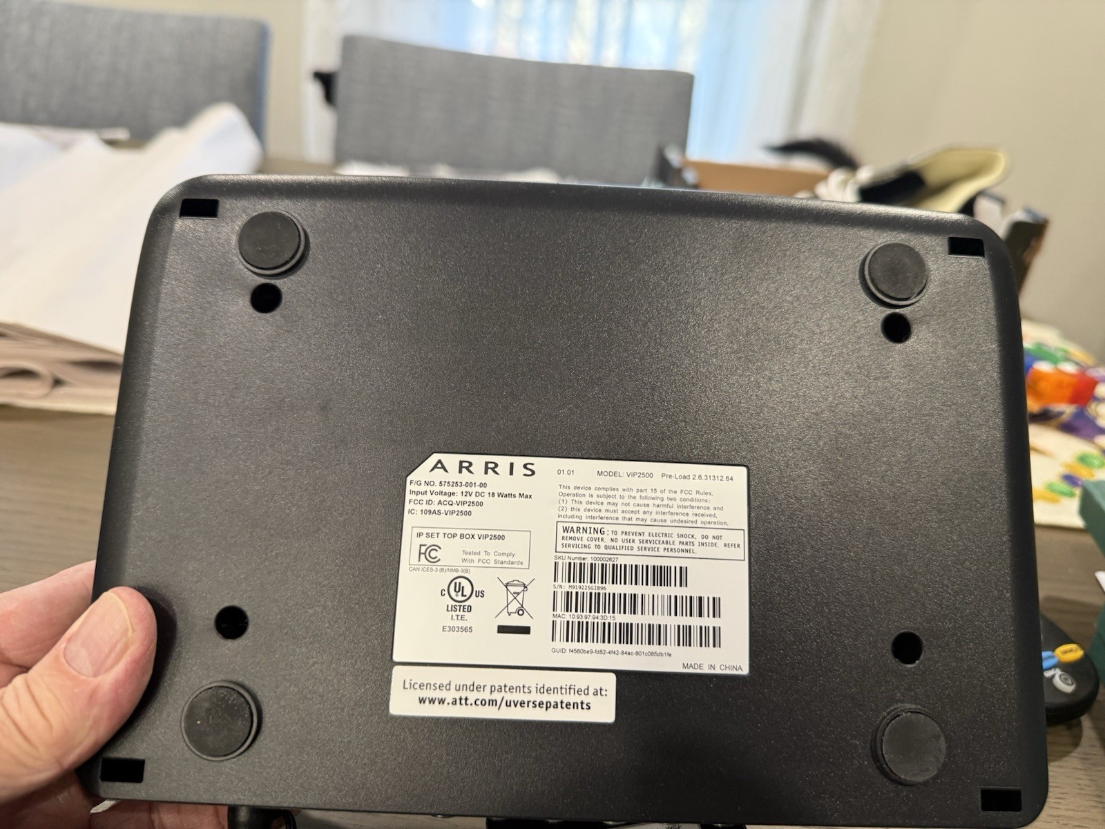 ATT Receiver Model VIP2500