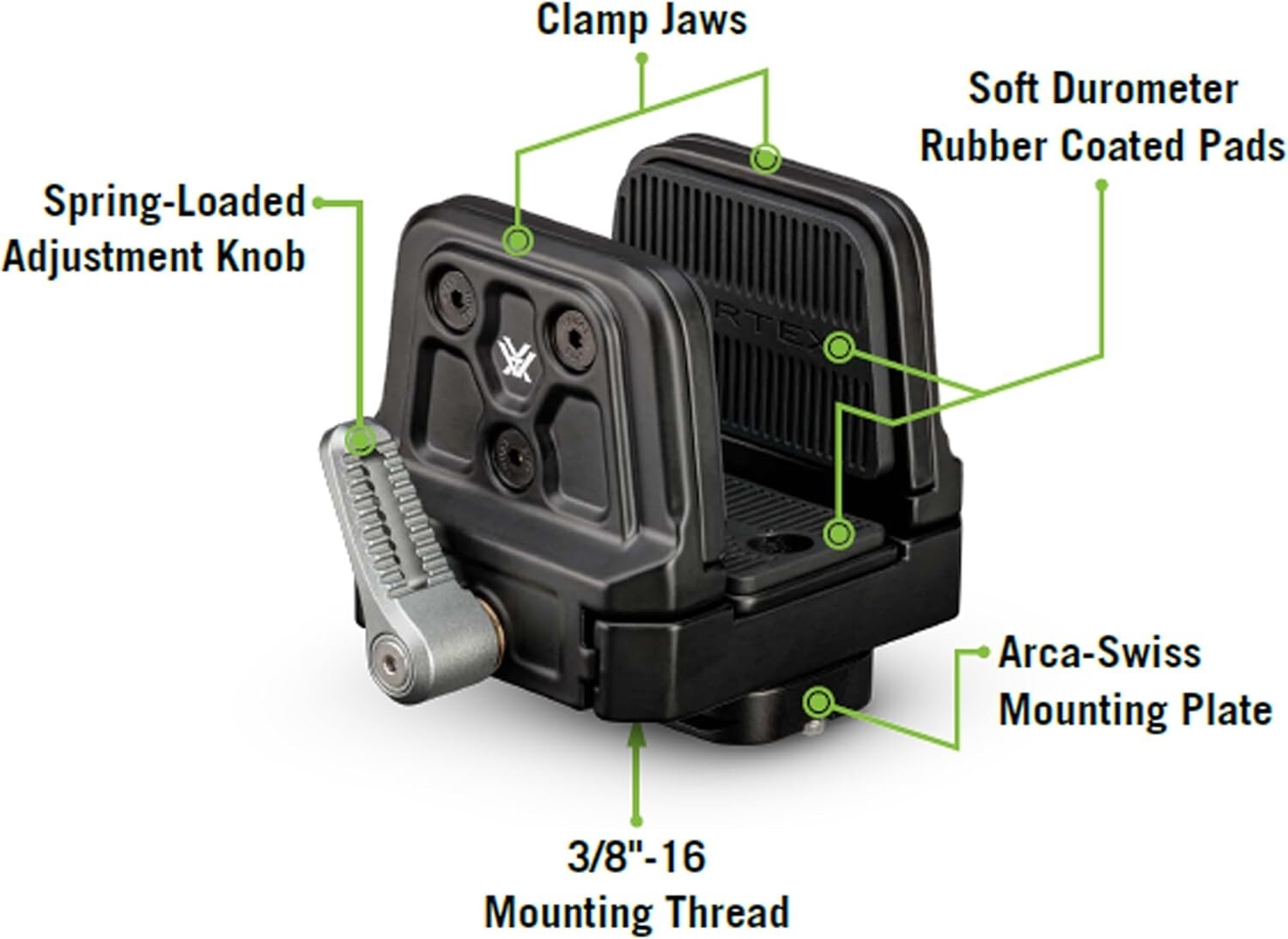 Vortex Optics Pro Rifle Clamp Tripod Mount TRA-RIFCLAMP